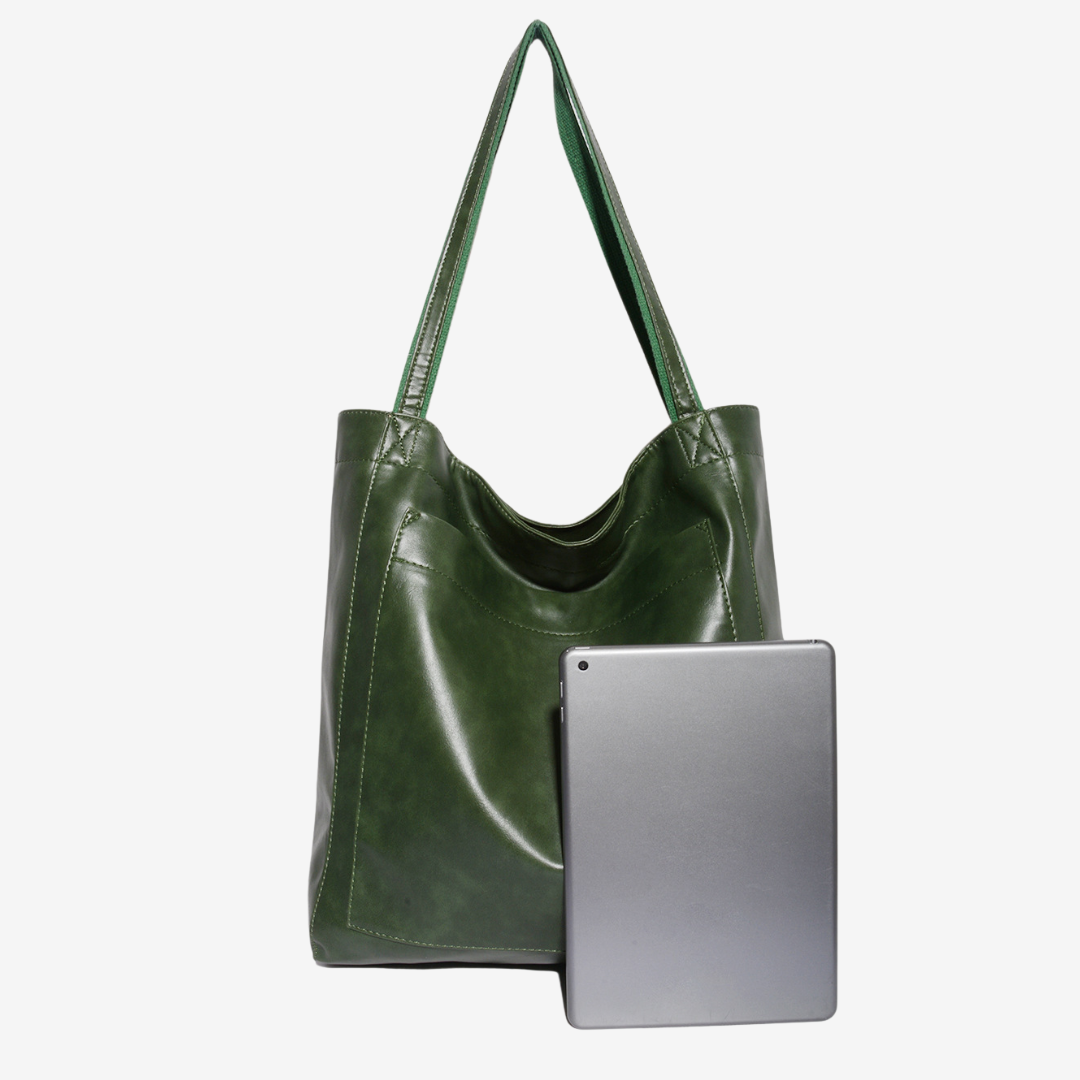 Evelyne™ Vintage skinn toteveske veske