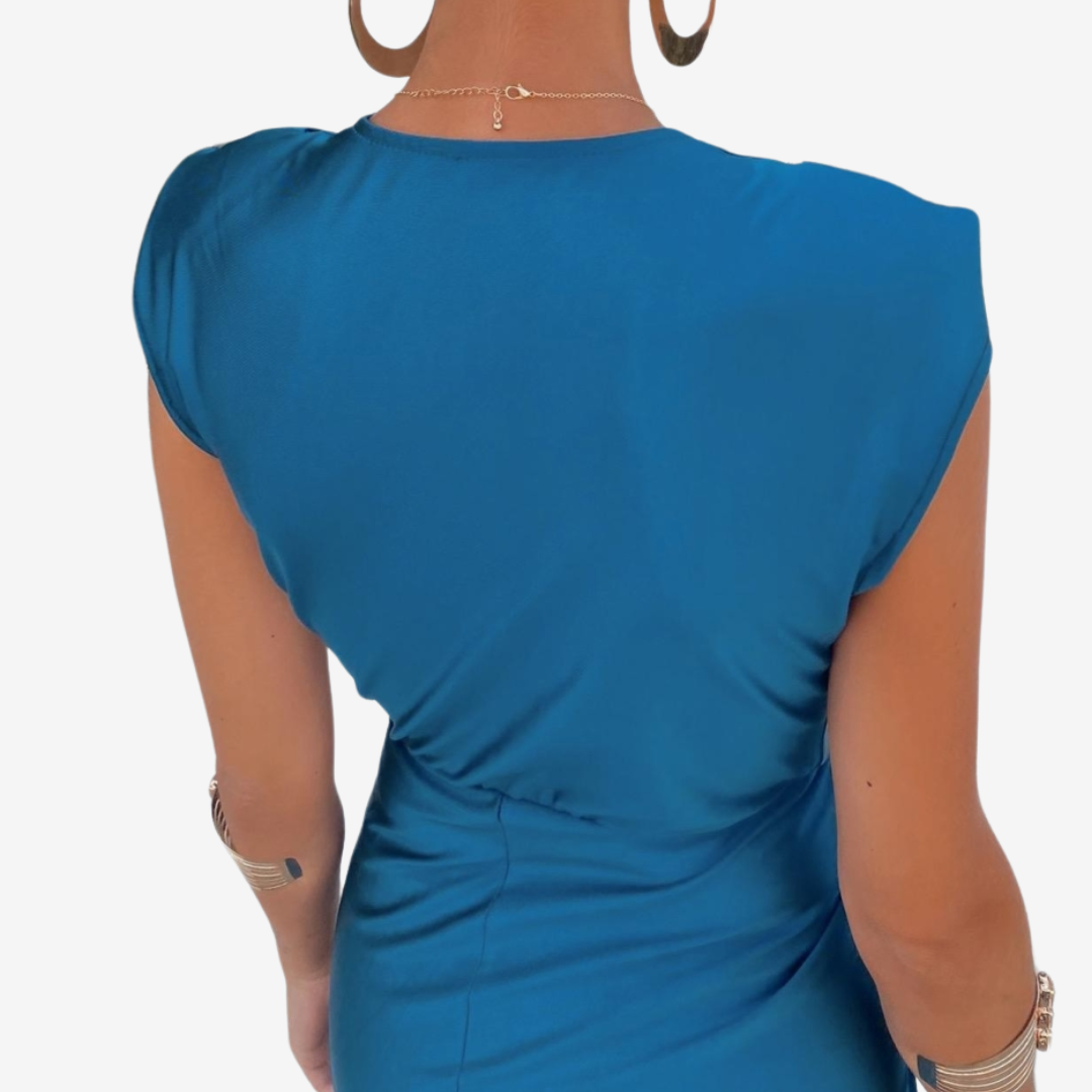 Assia™ Drapert midikjole