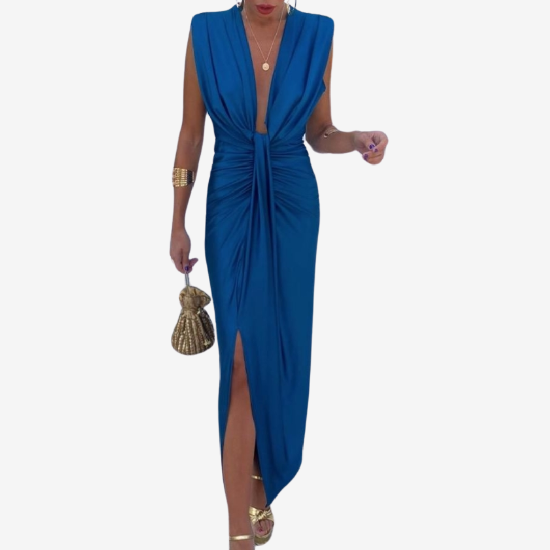 Assia™ Drapert midikjole