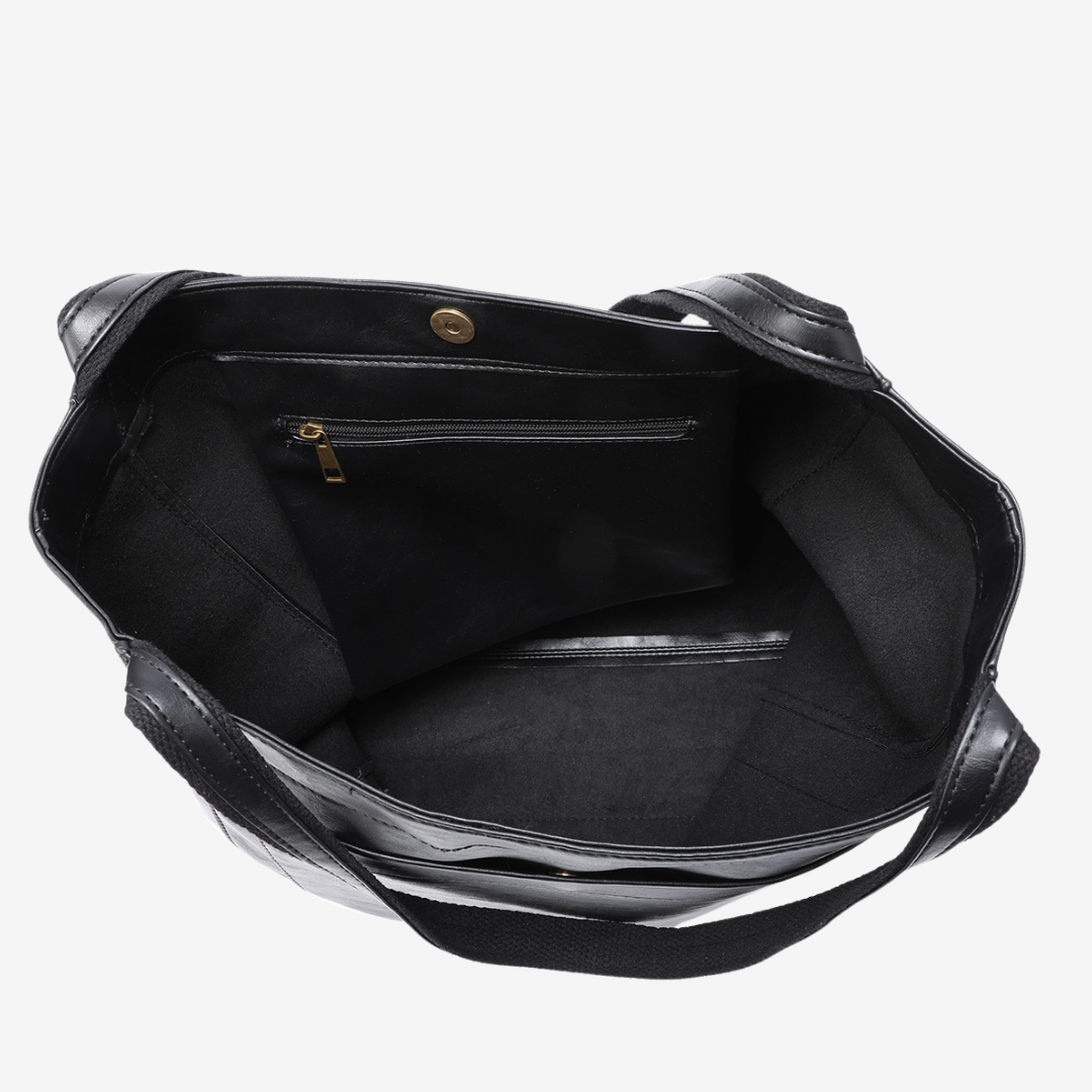 Evelyne™ Vintage skinn toteveske veske