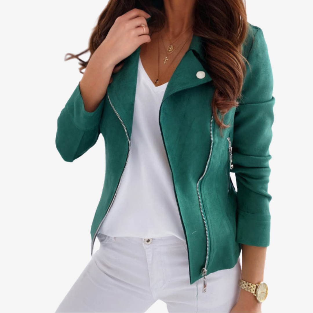 Adoria™ Elegant skinn jakke