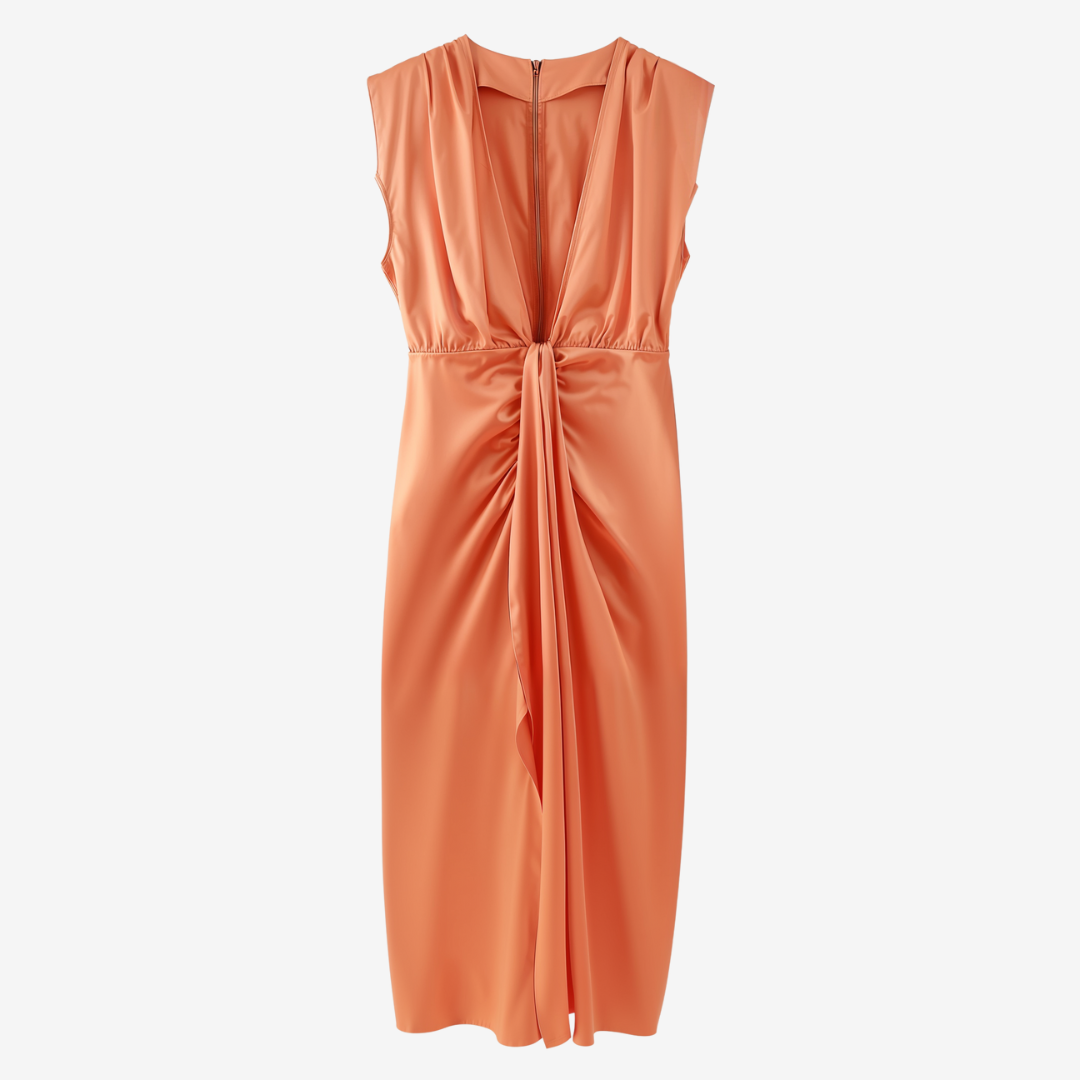 Assia™ Drapert midikjole
