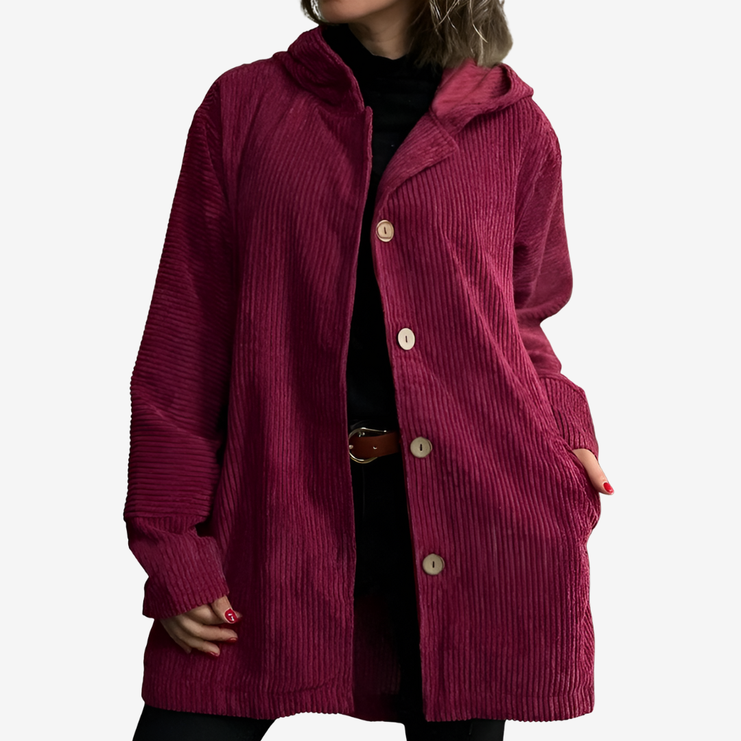 Georgette™ Strikket jakke med knapper