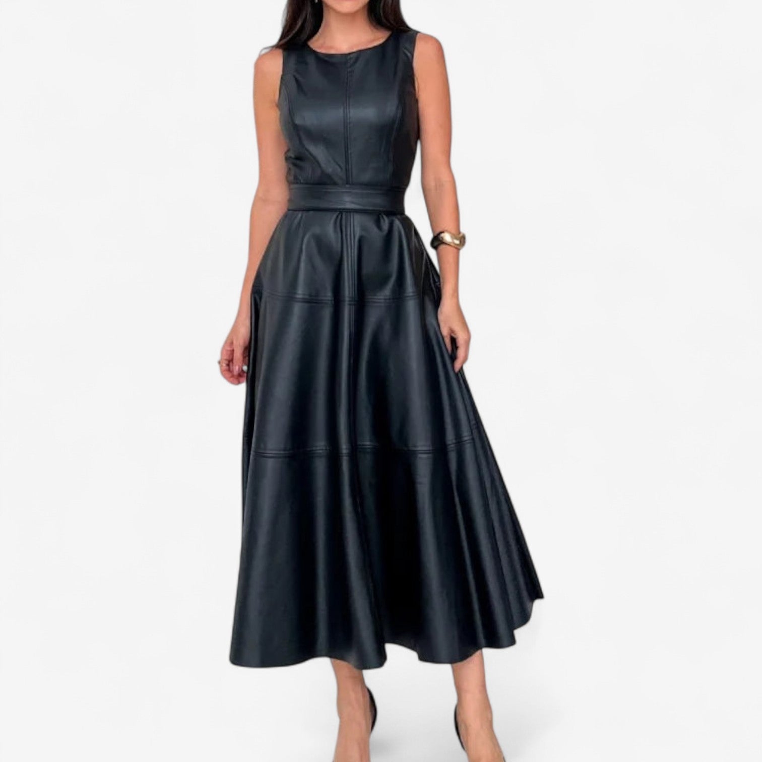 Regine™ Tidløs skinn midi