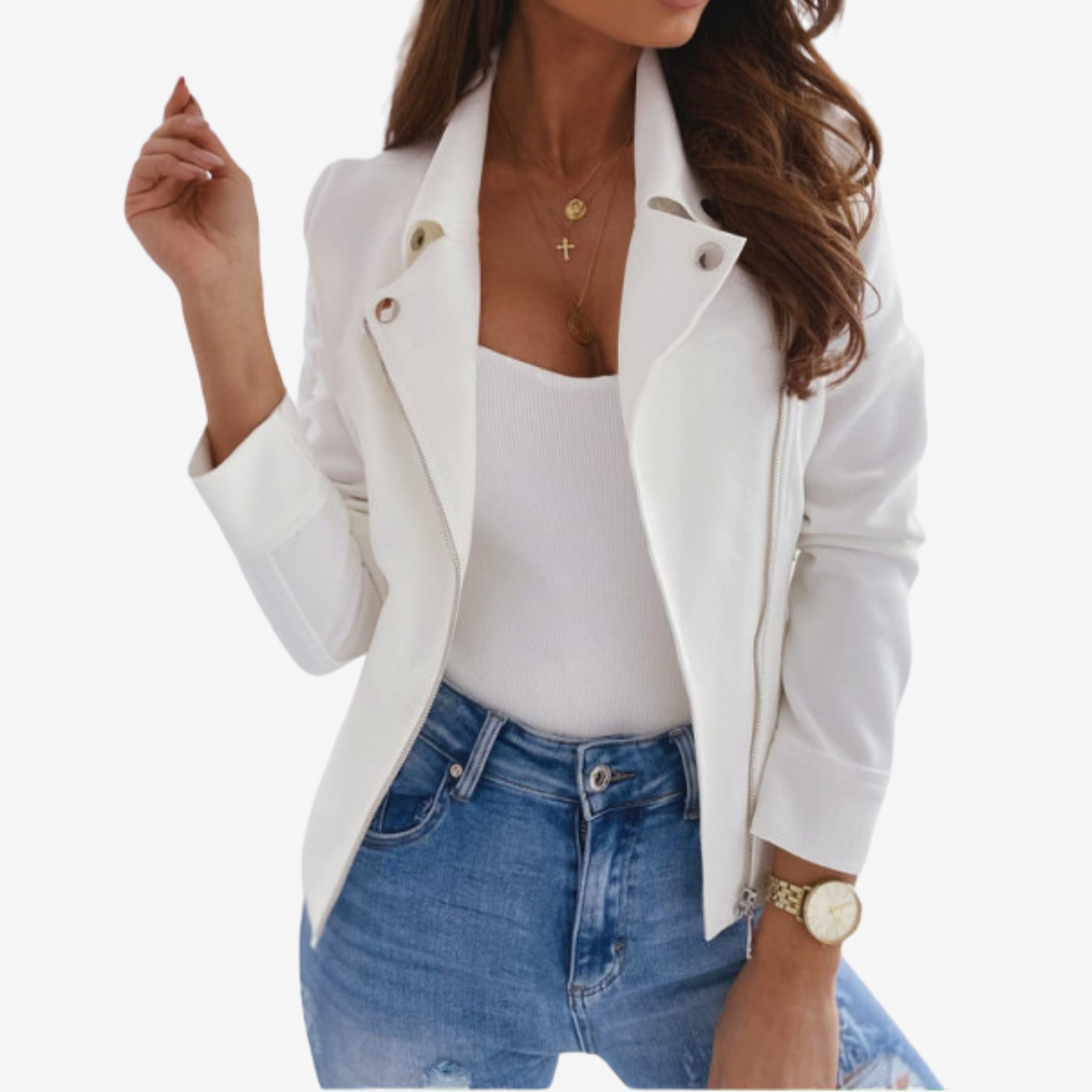 Adoria™ Elegant skinn jakke