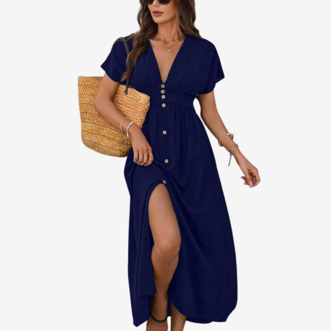 Serena™ Elegant kjole med splitt