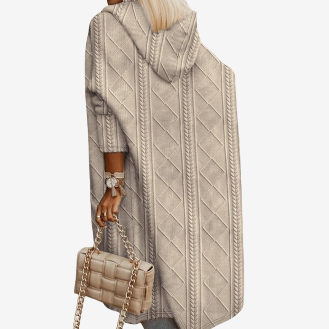 Janice™ Lang strikket cardigan