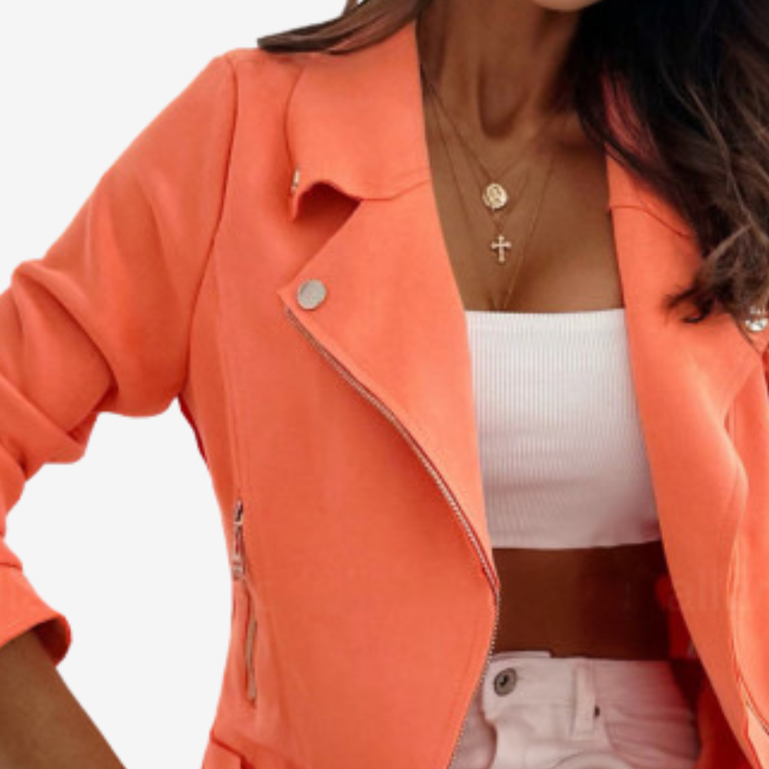 Adoria™ Elegant skinn jakke