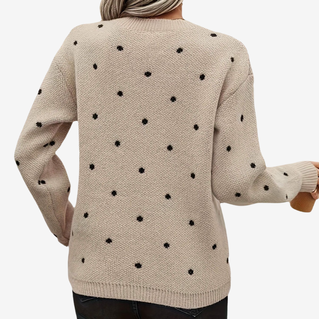 Aveline™ Elegant prikkete genser