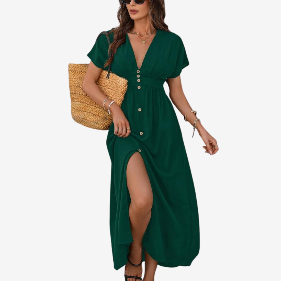 Serena™ Elegant kjole med splitt