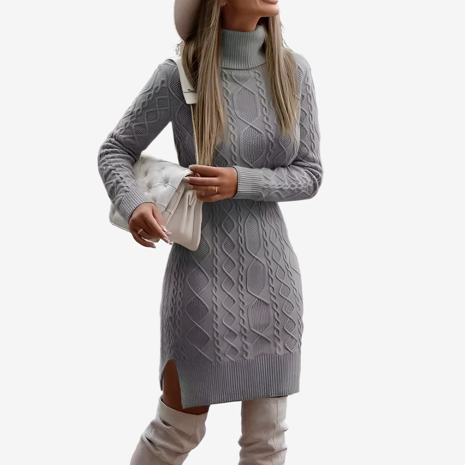 Anisa™ Kabelstrikk strikkegenserkjole
