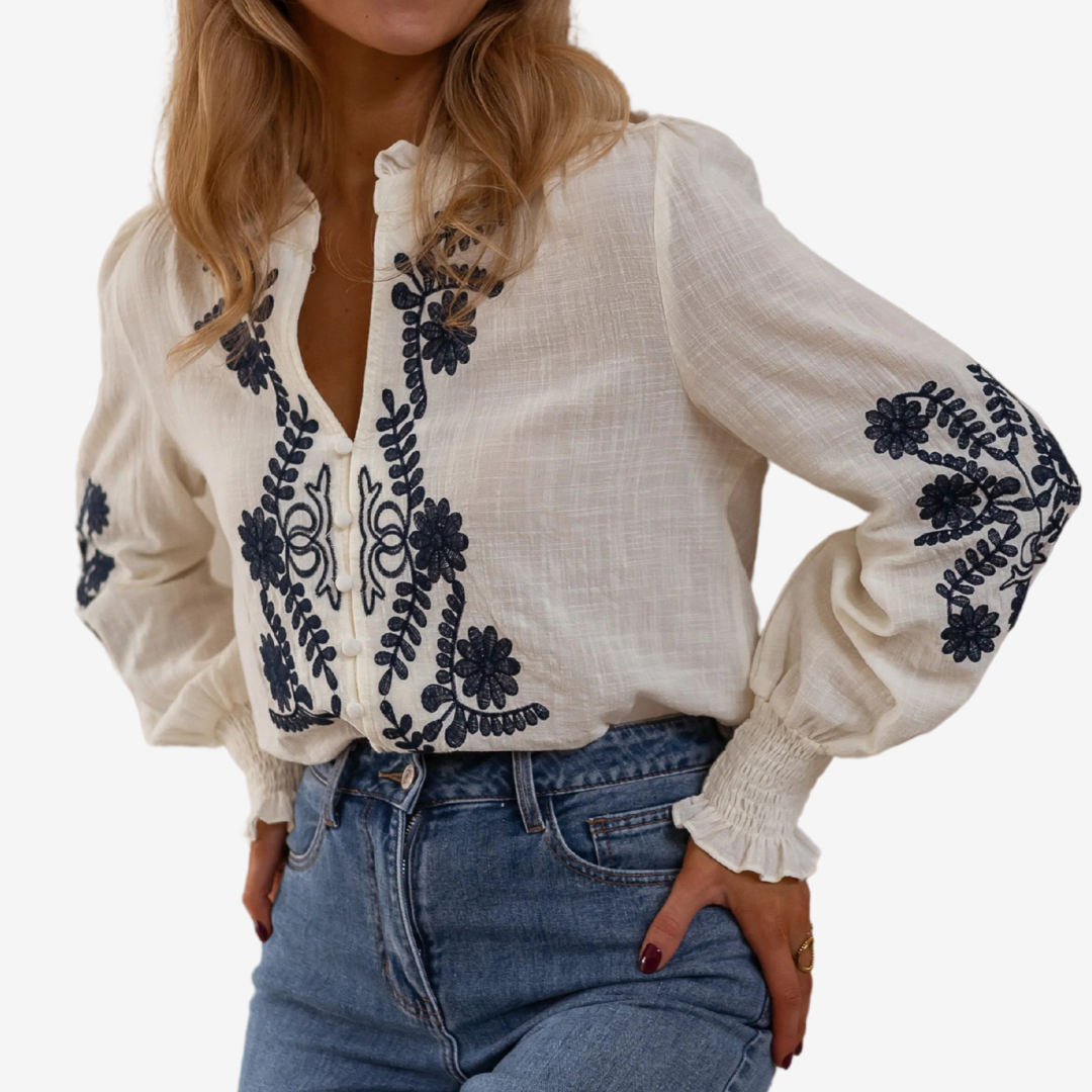 Isaure™ Brodert topp