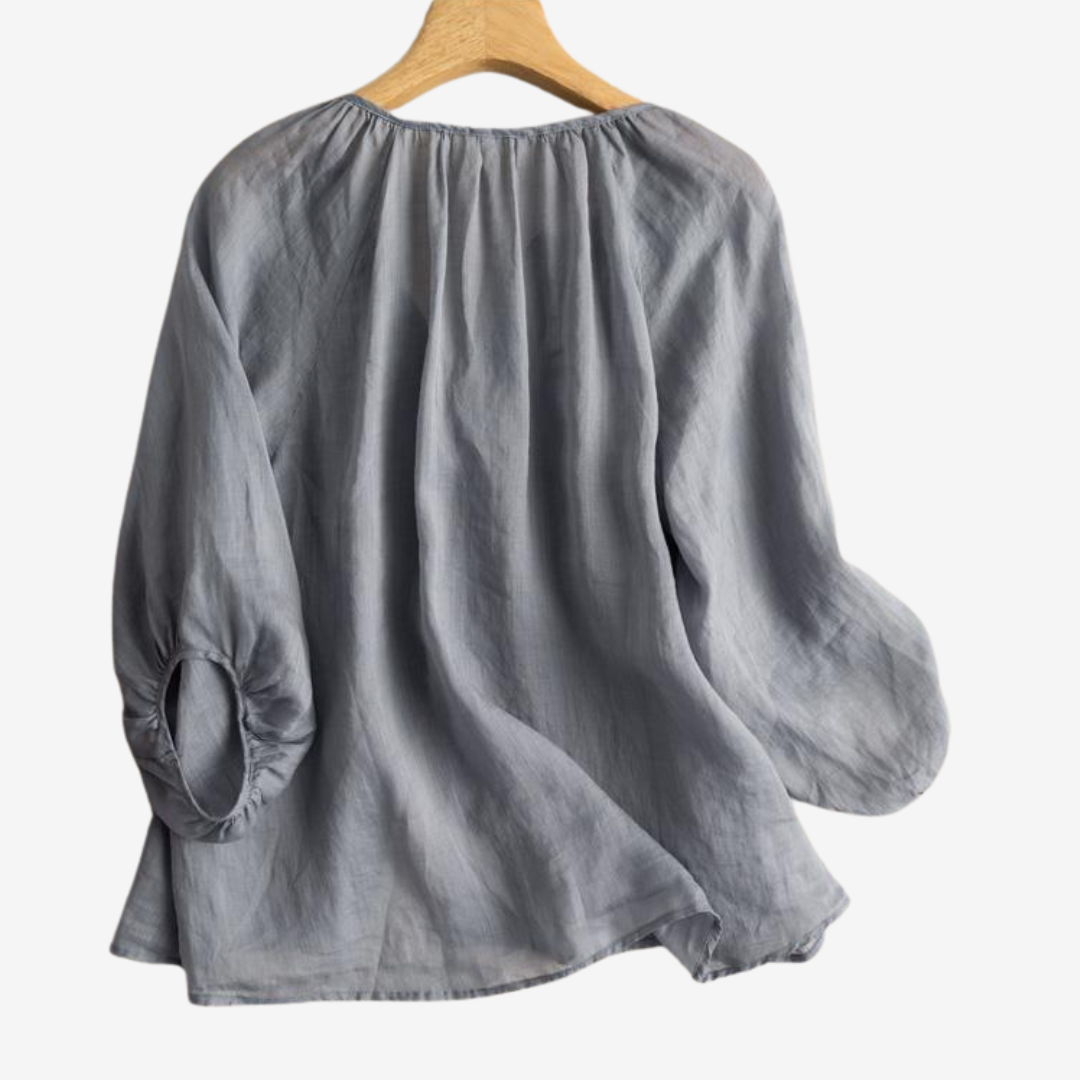 Célina™ Myk og chic bluse