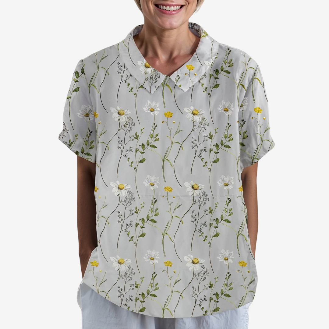 Amélie™ Vintage linbluse