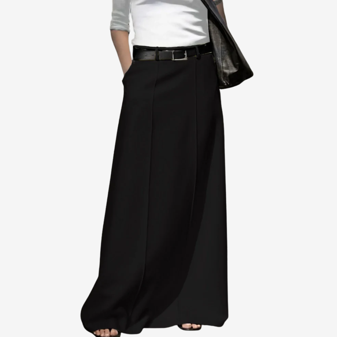 Irina™ Plissert maxi skjørt