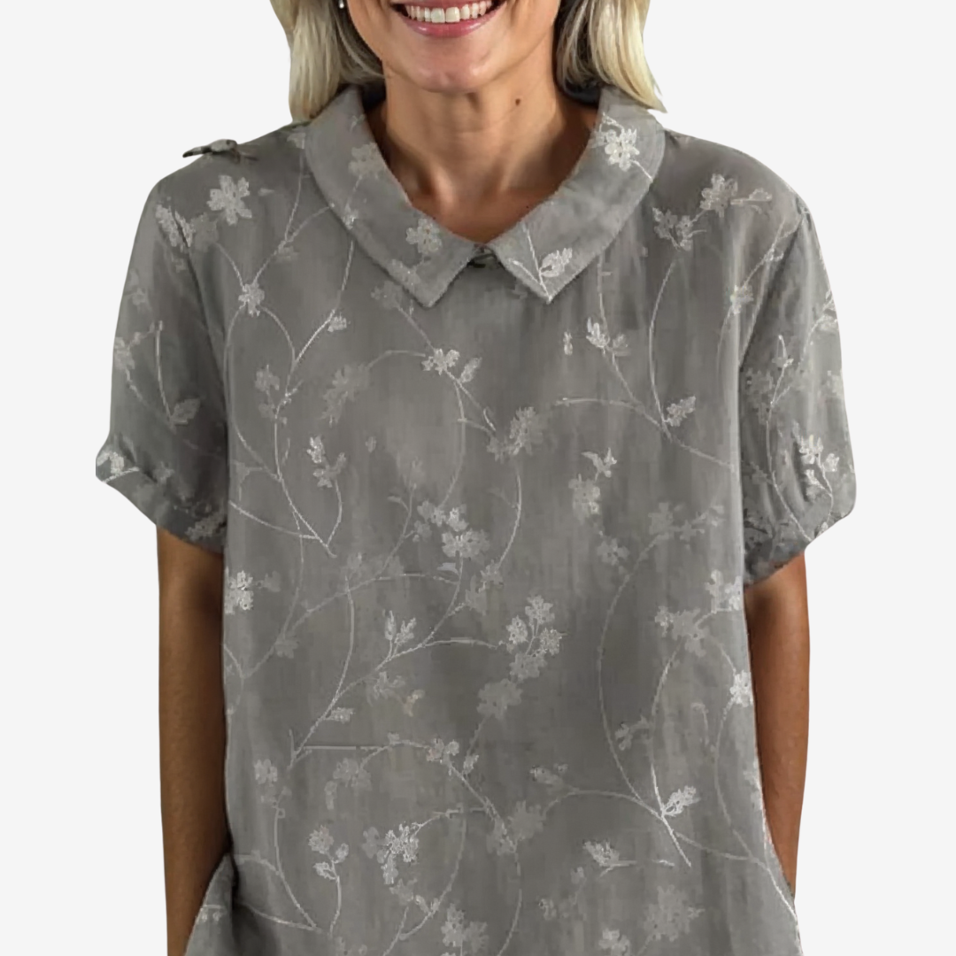 Amélie™ Vintage linbluse
