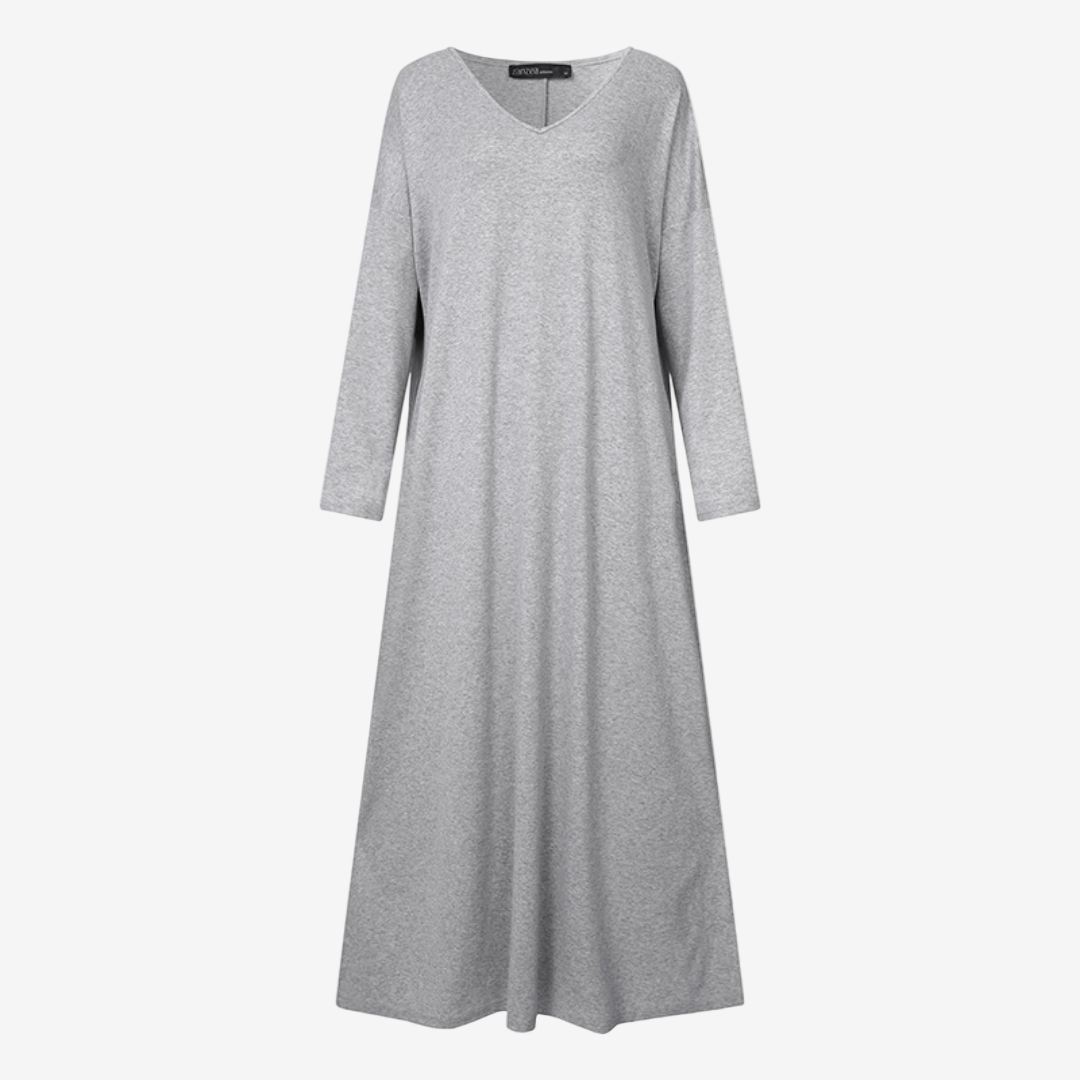 René™ V-hals maxi genser