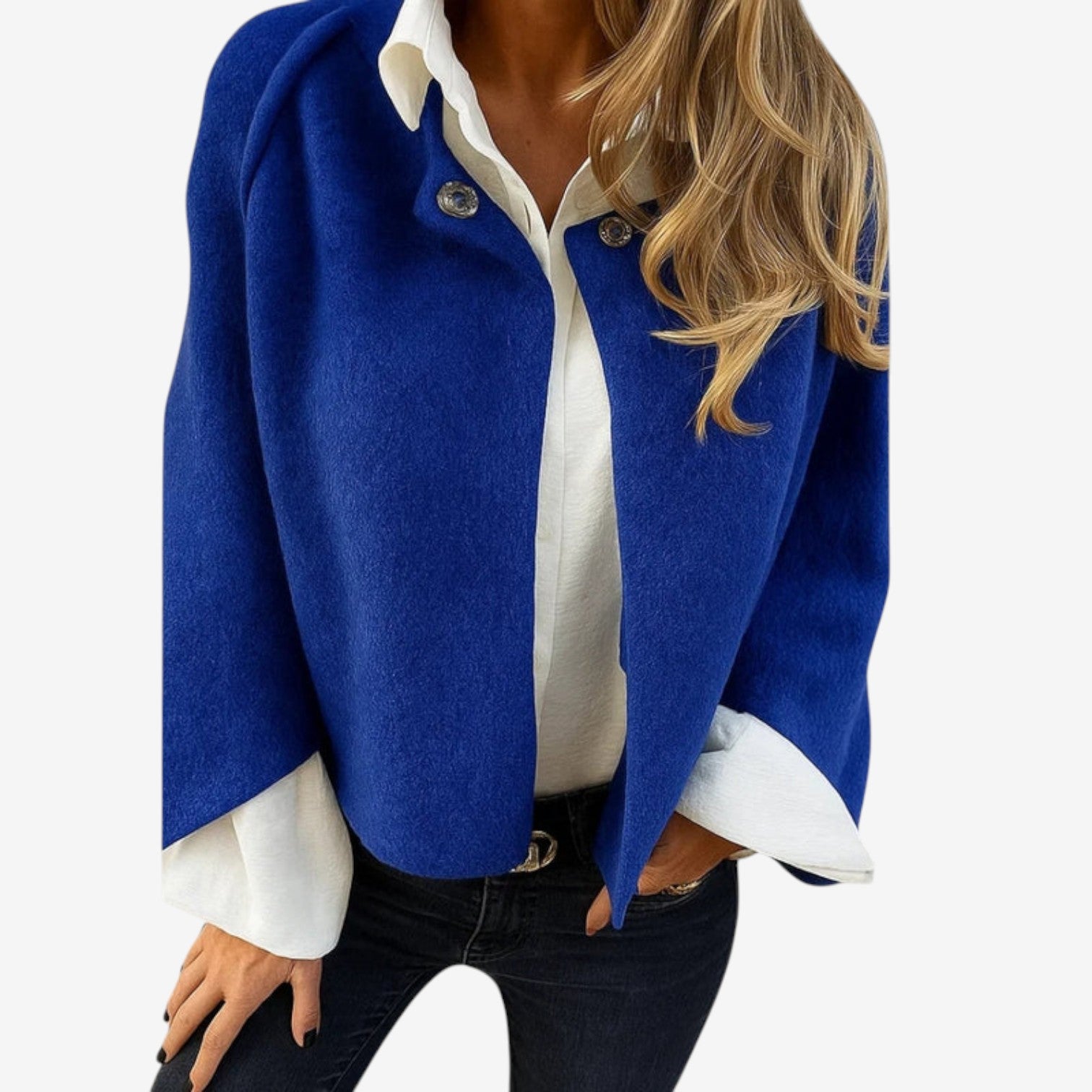 Hélène™ Mixed fabric jakke