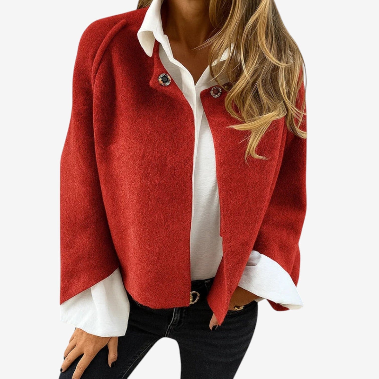 Hélène™ Mixed fabric jakke