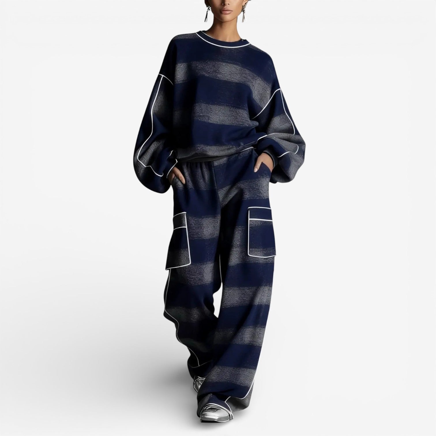 Luana™ Stripete strikkeduo