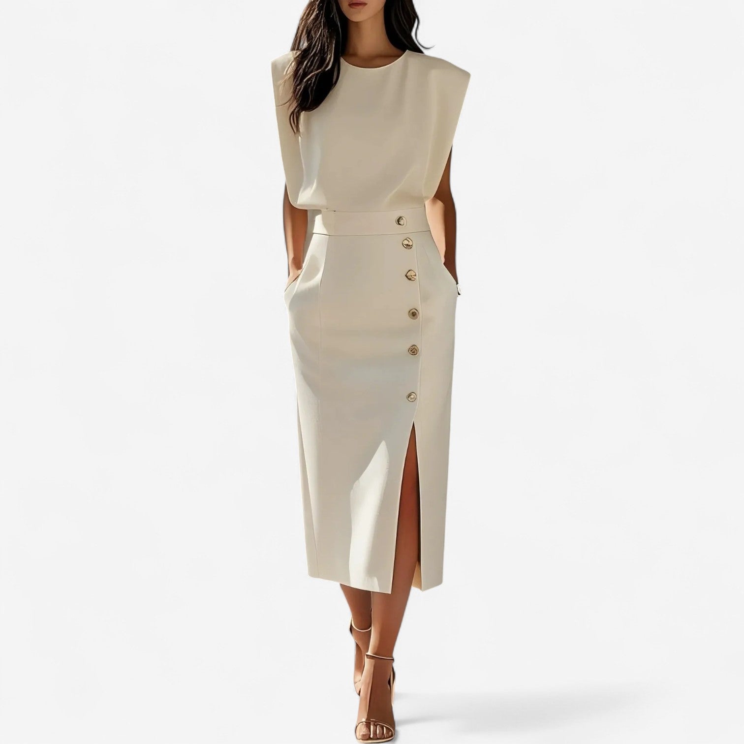 Stéphanie™ Chic strukturert jumpsuit