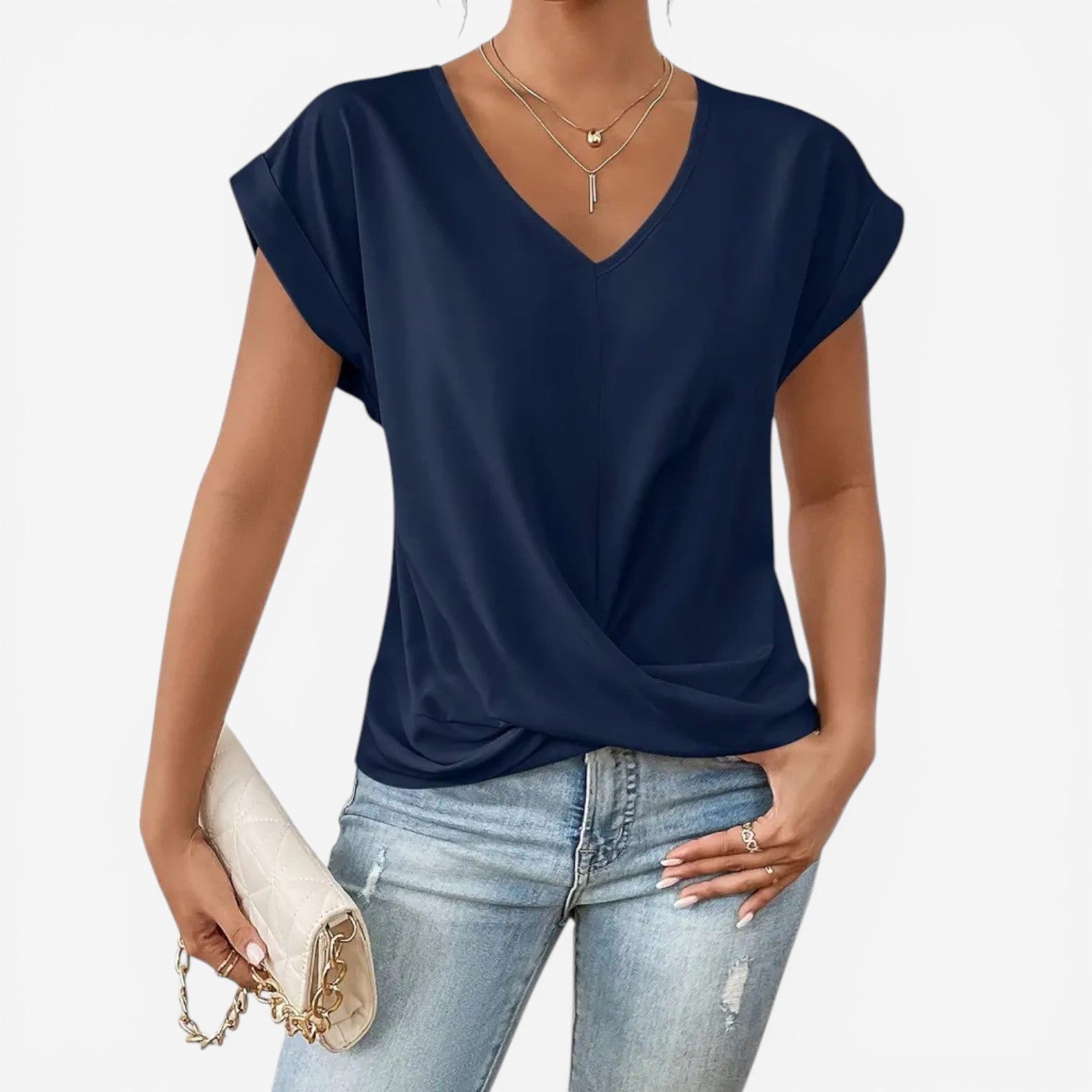 Adria™ Plissert bluse