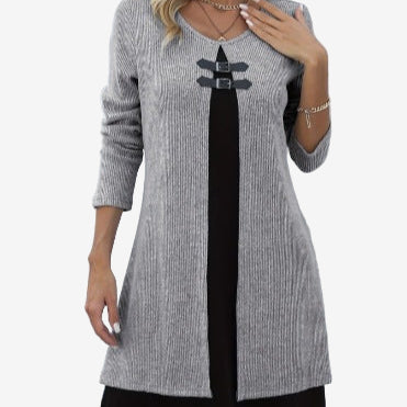 Elora™ Chic genserkjole med contrast