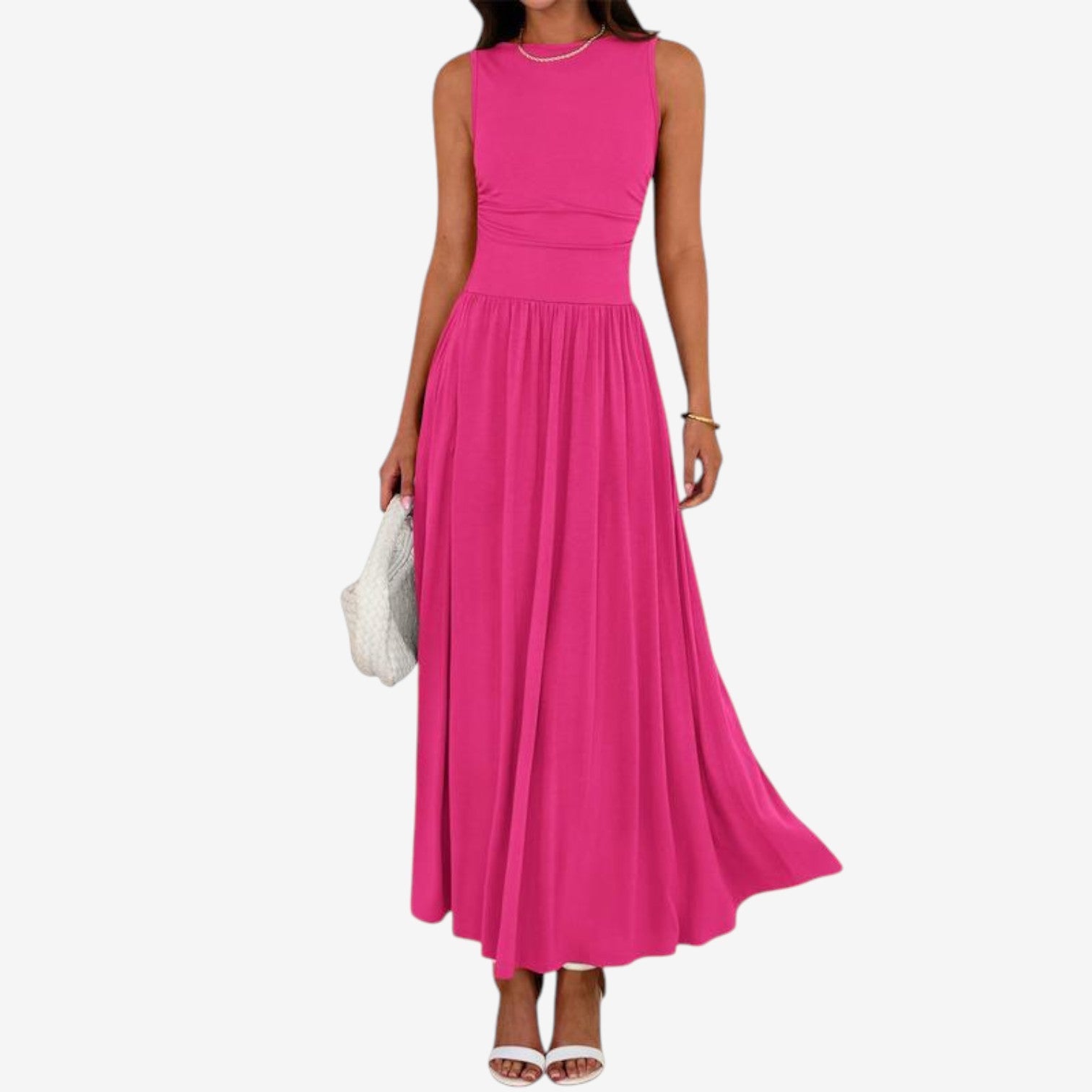 Arriane™ Lang ermeløs kjole