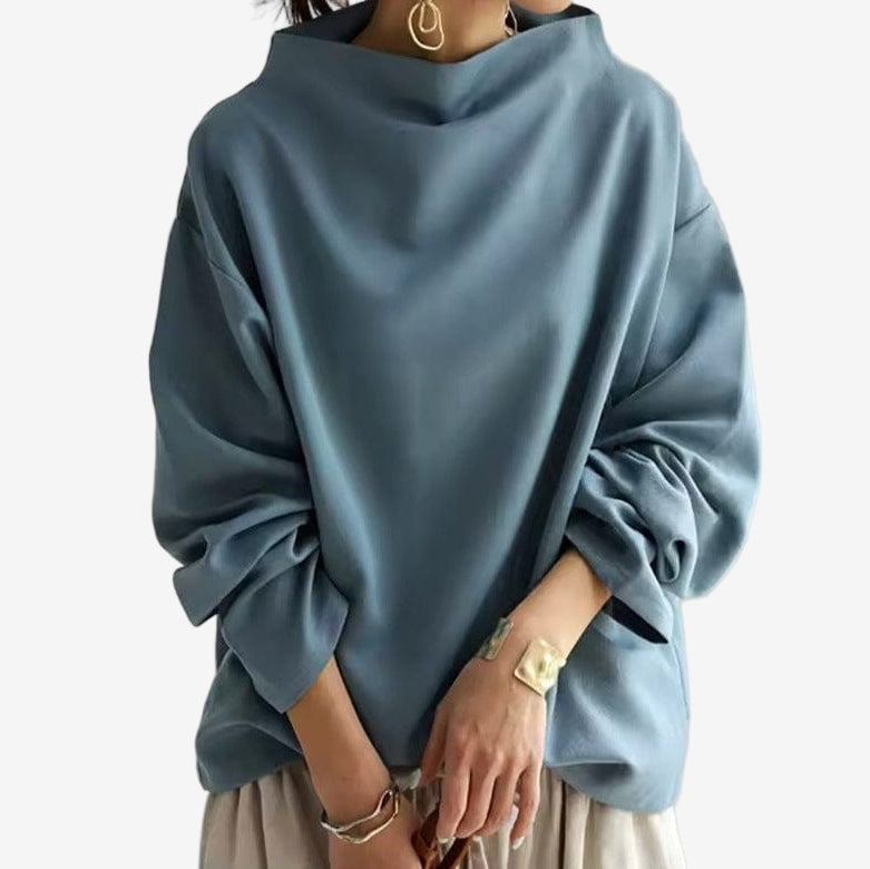 Elly™ Avslappet cropped genser
