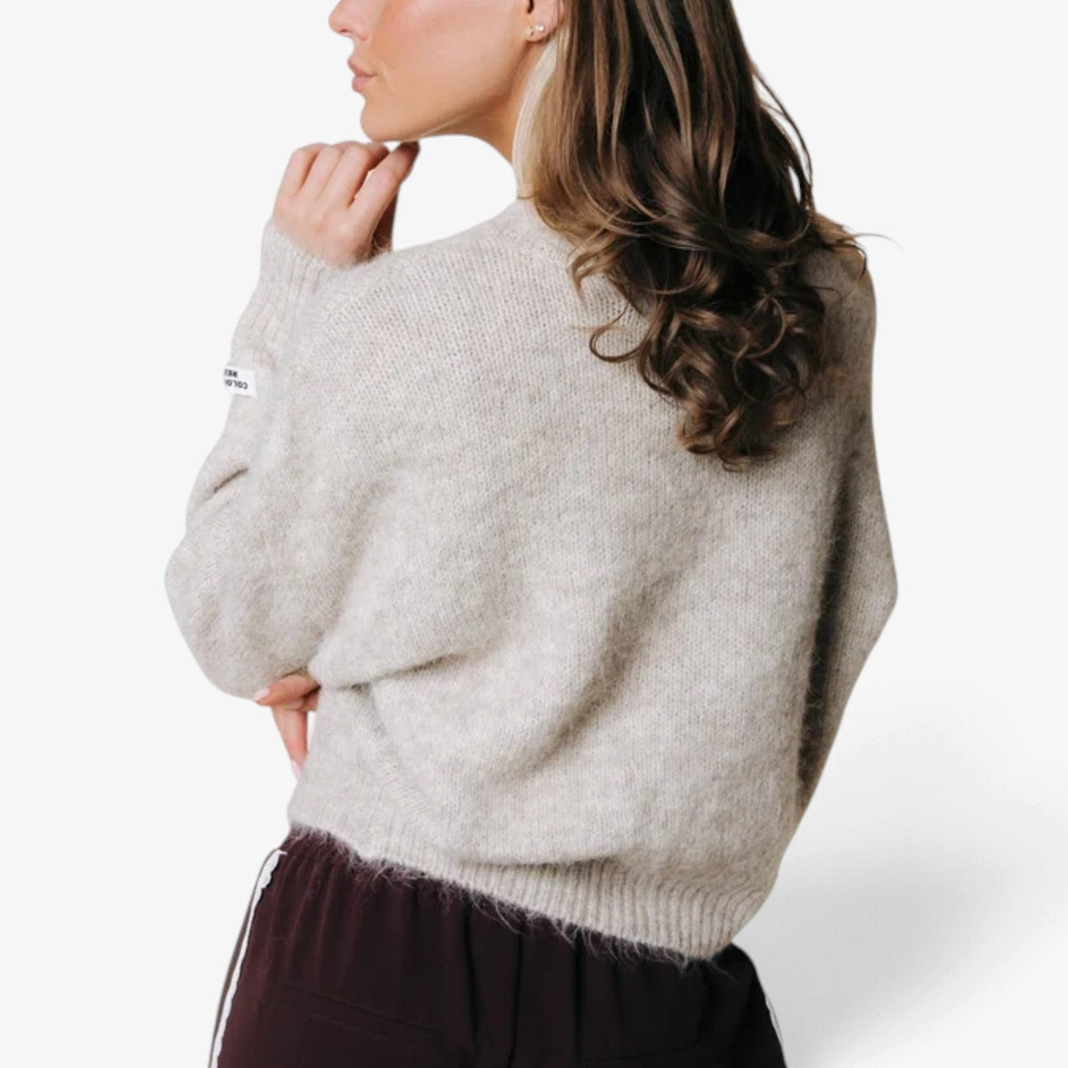 Mireille™ Kort Cardigan med Knapper foran