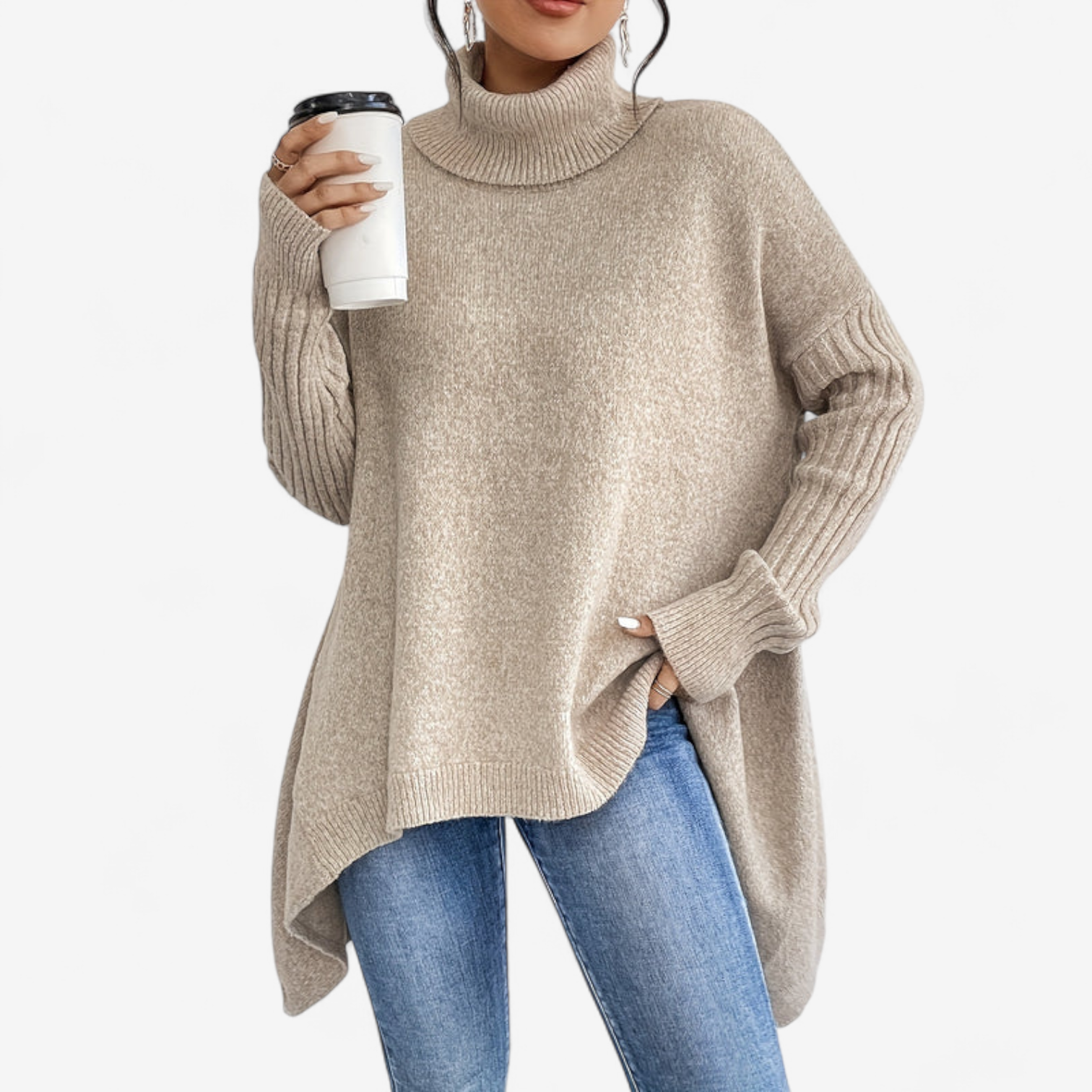Frédérique™ Myk turtleneck genser