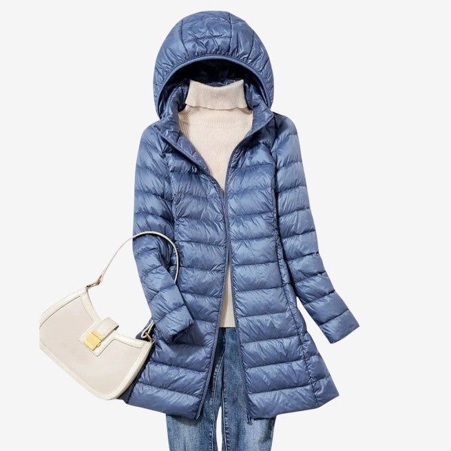 Claudette™ Med hette winter kåpe