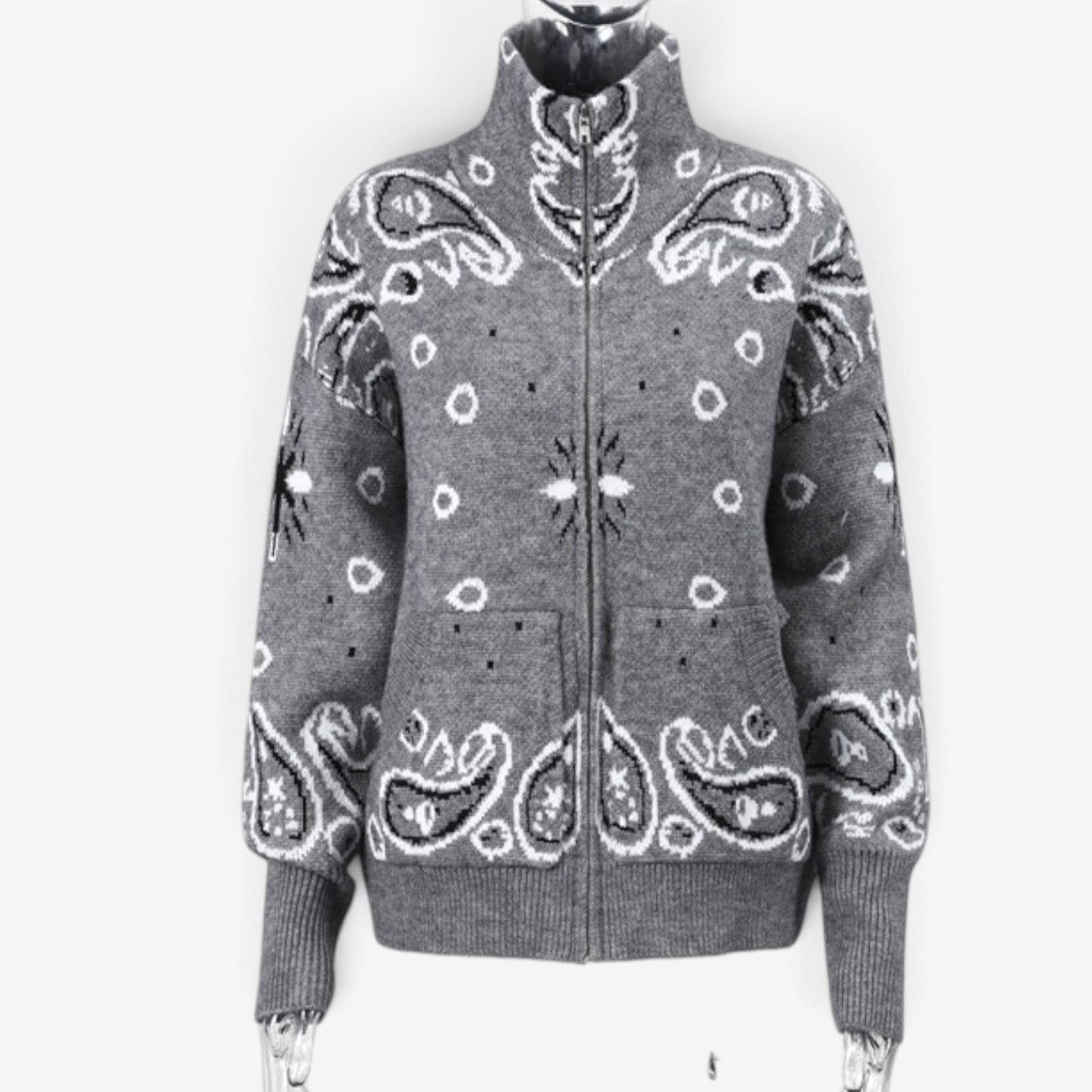 Nerissa™ Bandana strikkecardigan