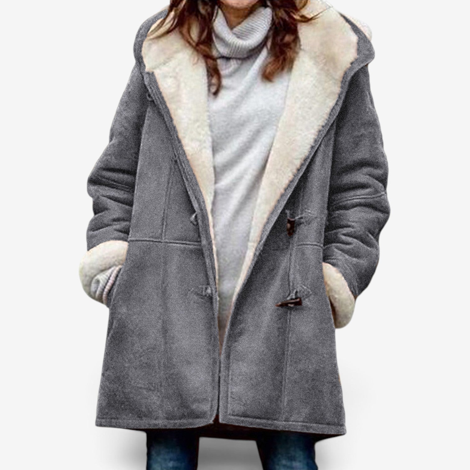 Courey™ Hettekåpe med toggle-knapper