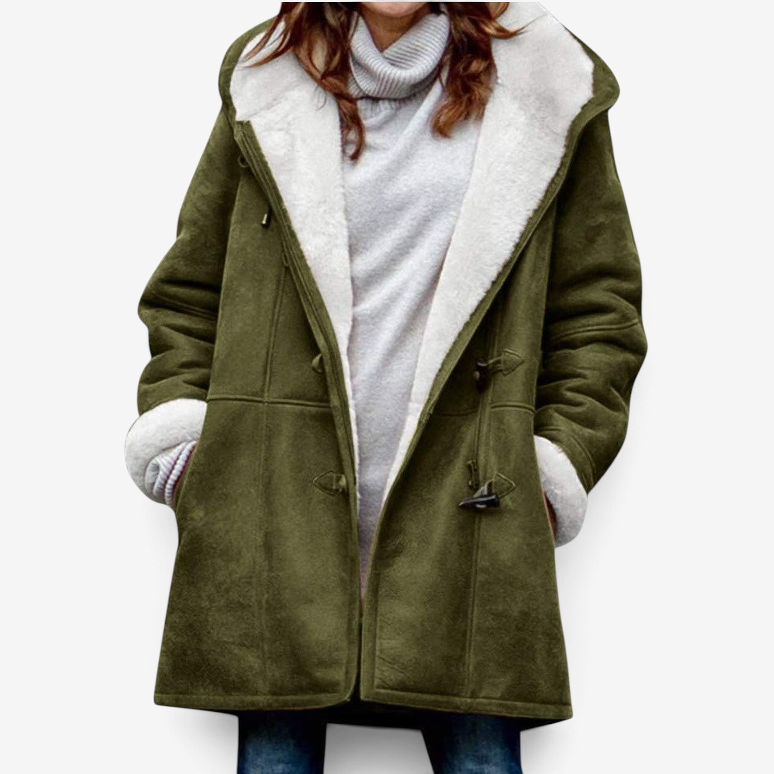 Courey™ Hettekåpe med toggle-knapper