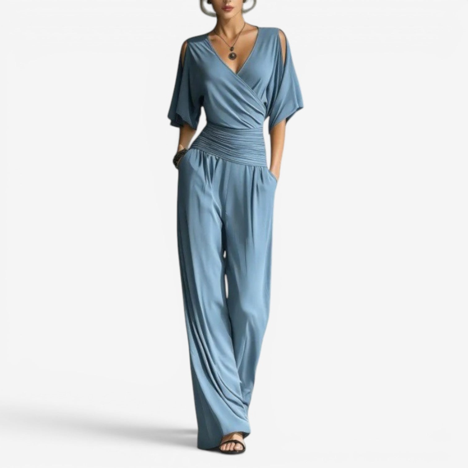 Cherryl™ Off-shoulder jumpsuit