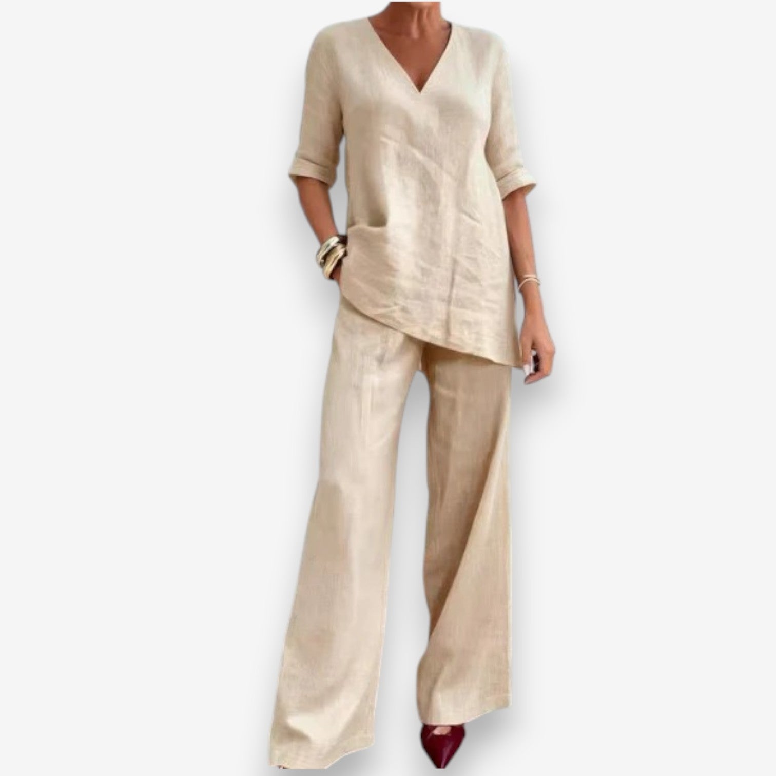 Alodia™ Elegant luftig bluse