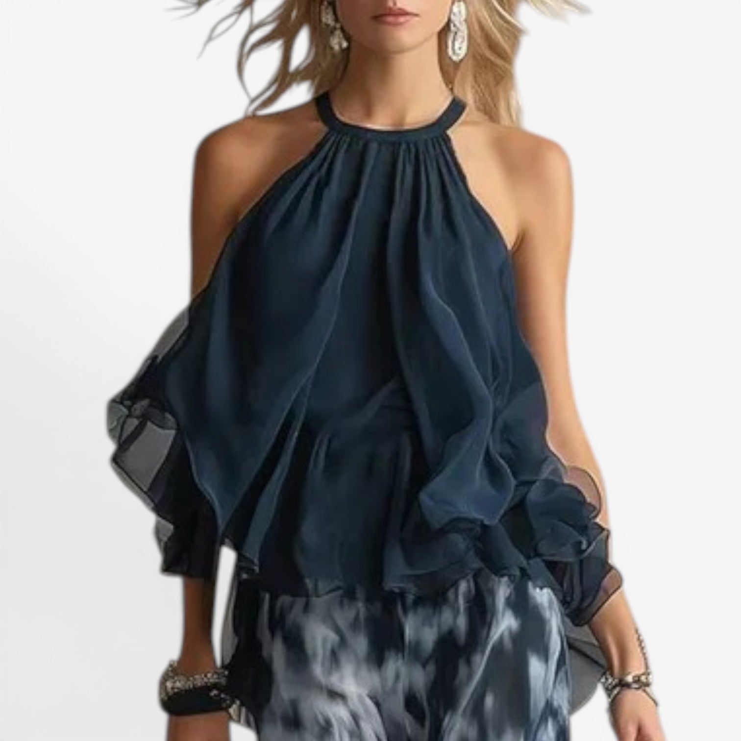 Marianne™ Komplett buksedress med volanger