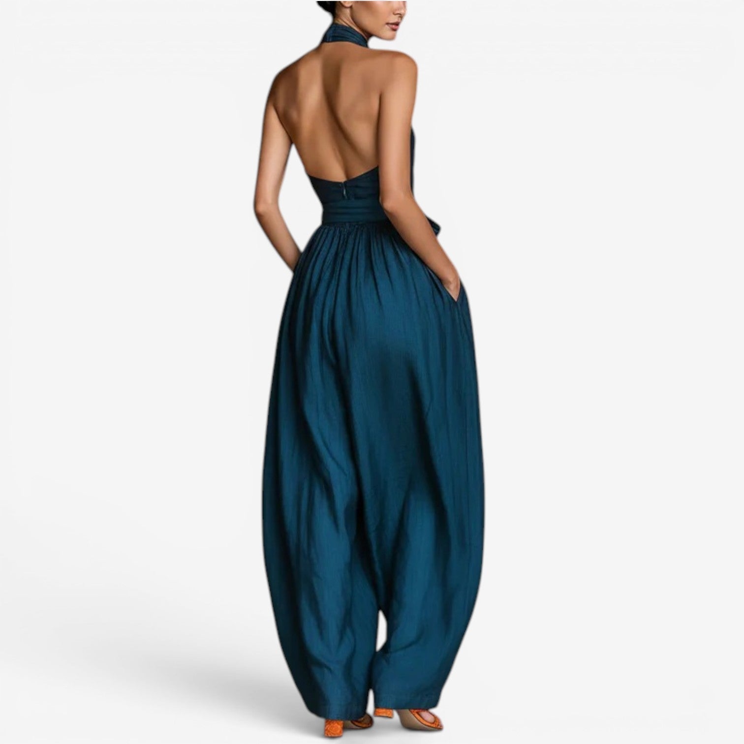 Daine™ Jumpsuit med omslagsutringning