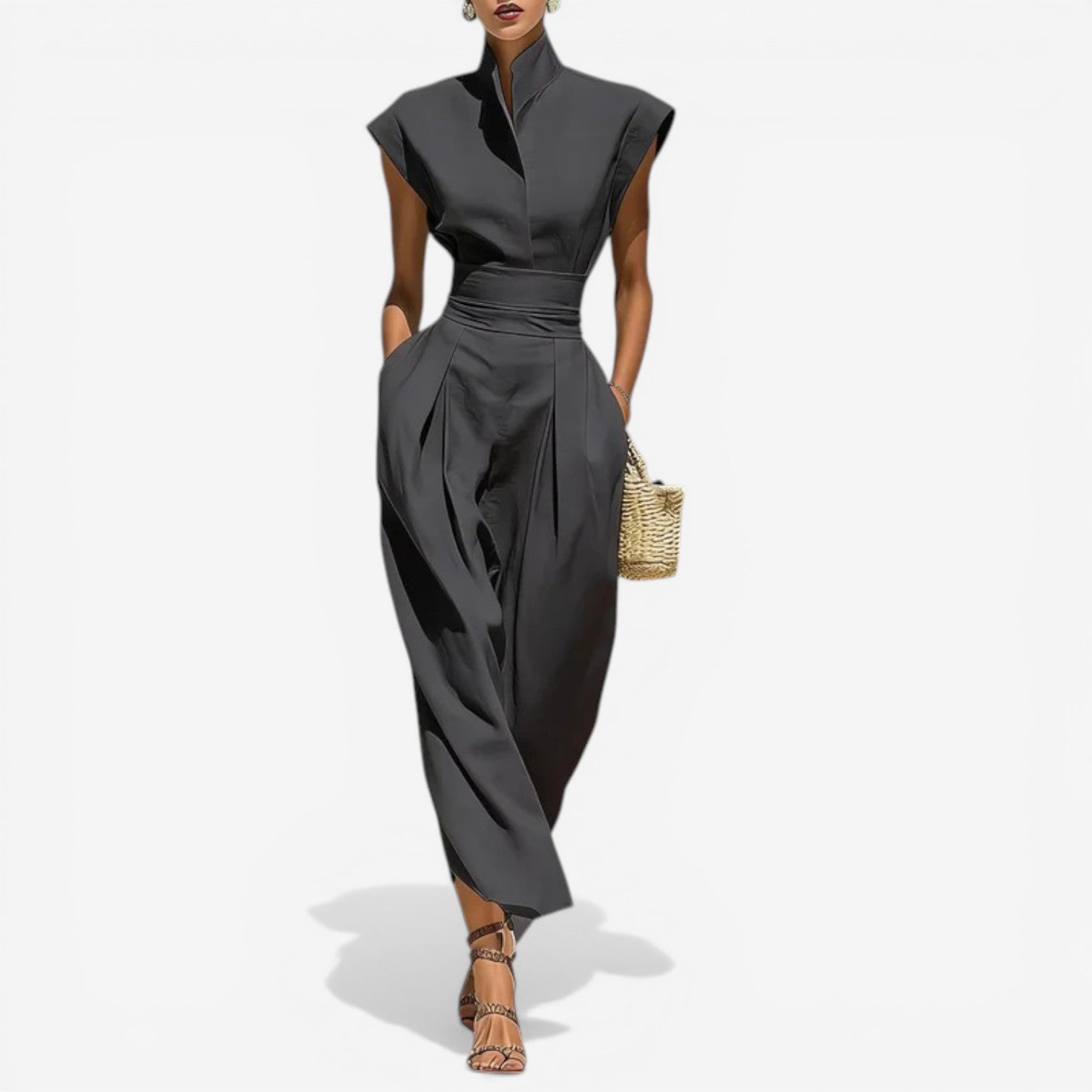 Addison™ Jumpsuit med høy hals