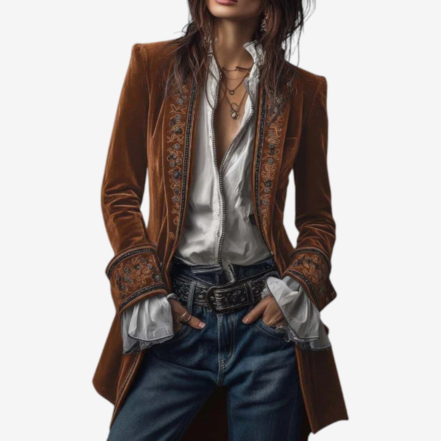 Ramousse™ Brodert blazer