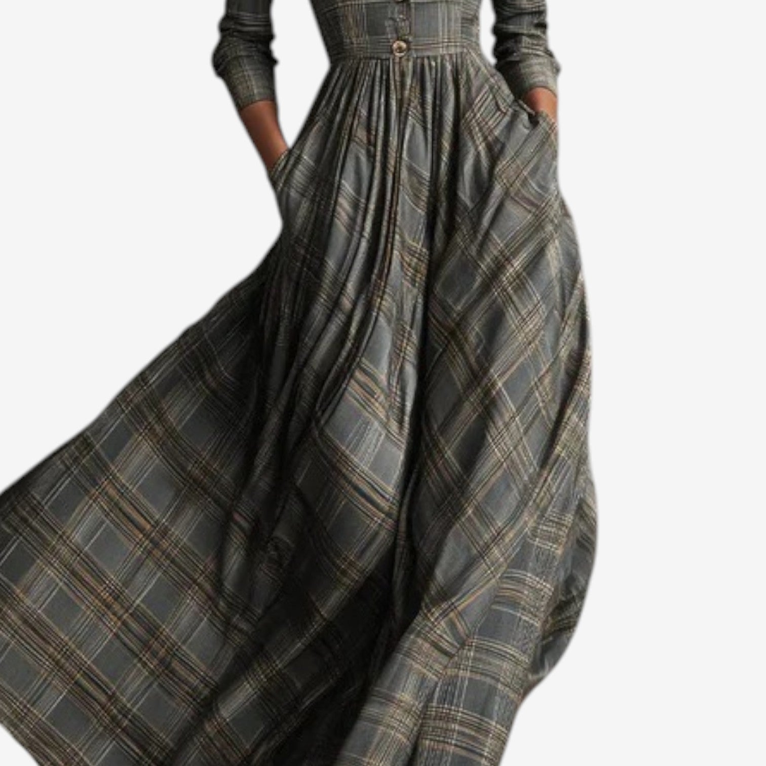 Laila™ Chic rutete kjole