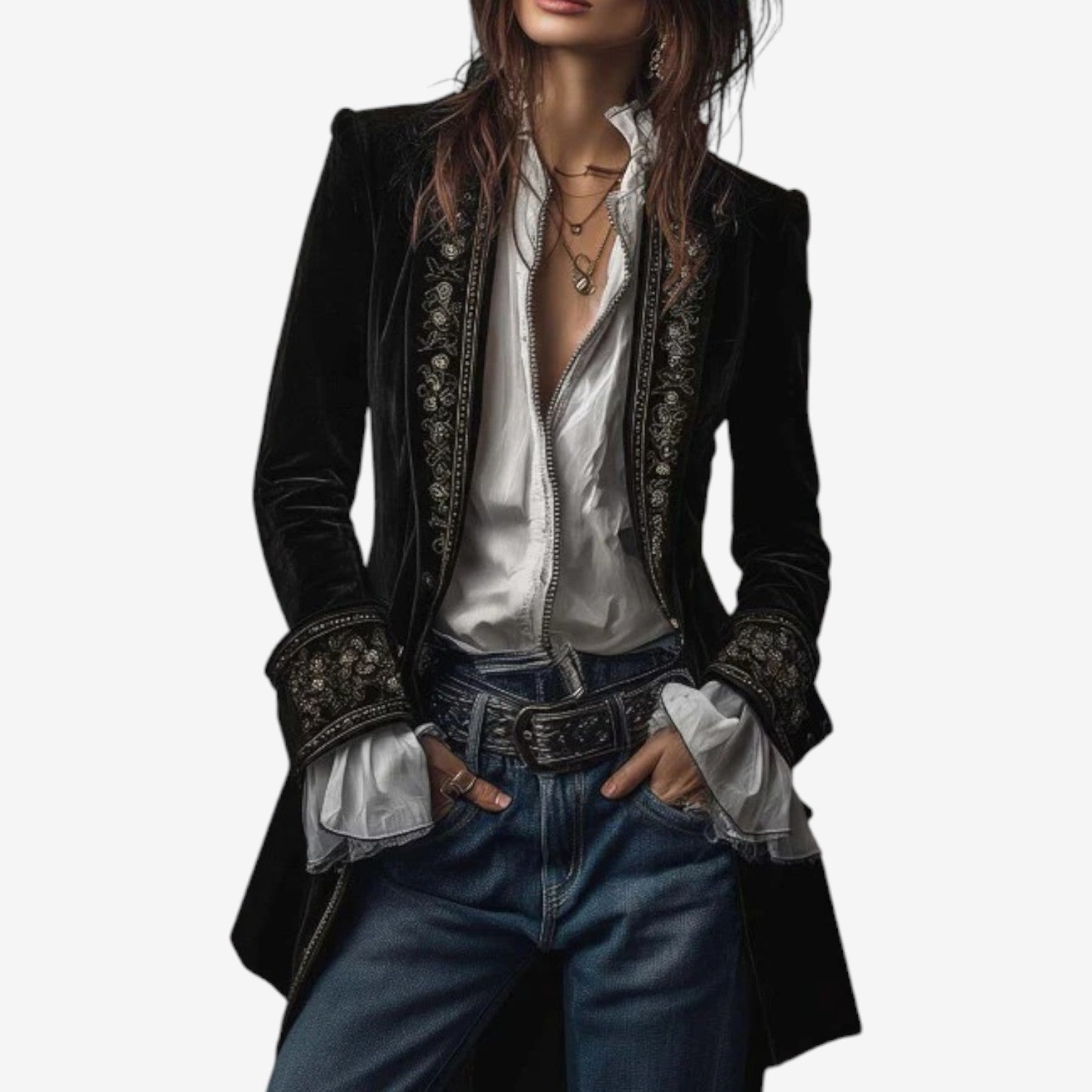 Ramousse™ Brodert blazer
