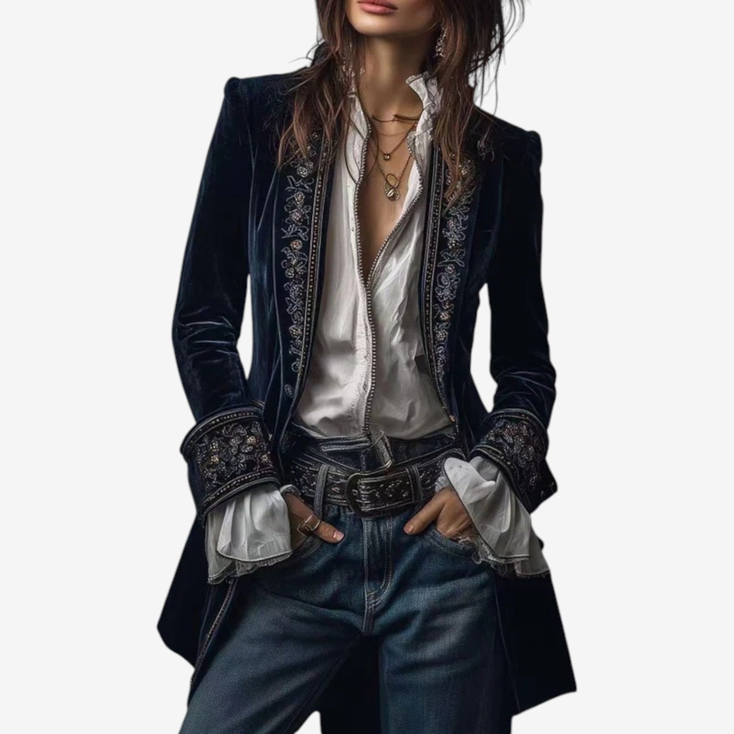 Ramousse™ Brodert blazer