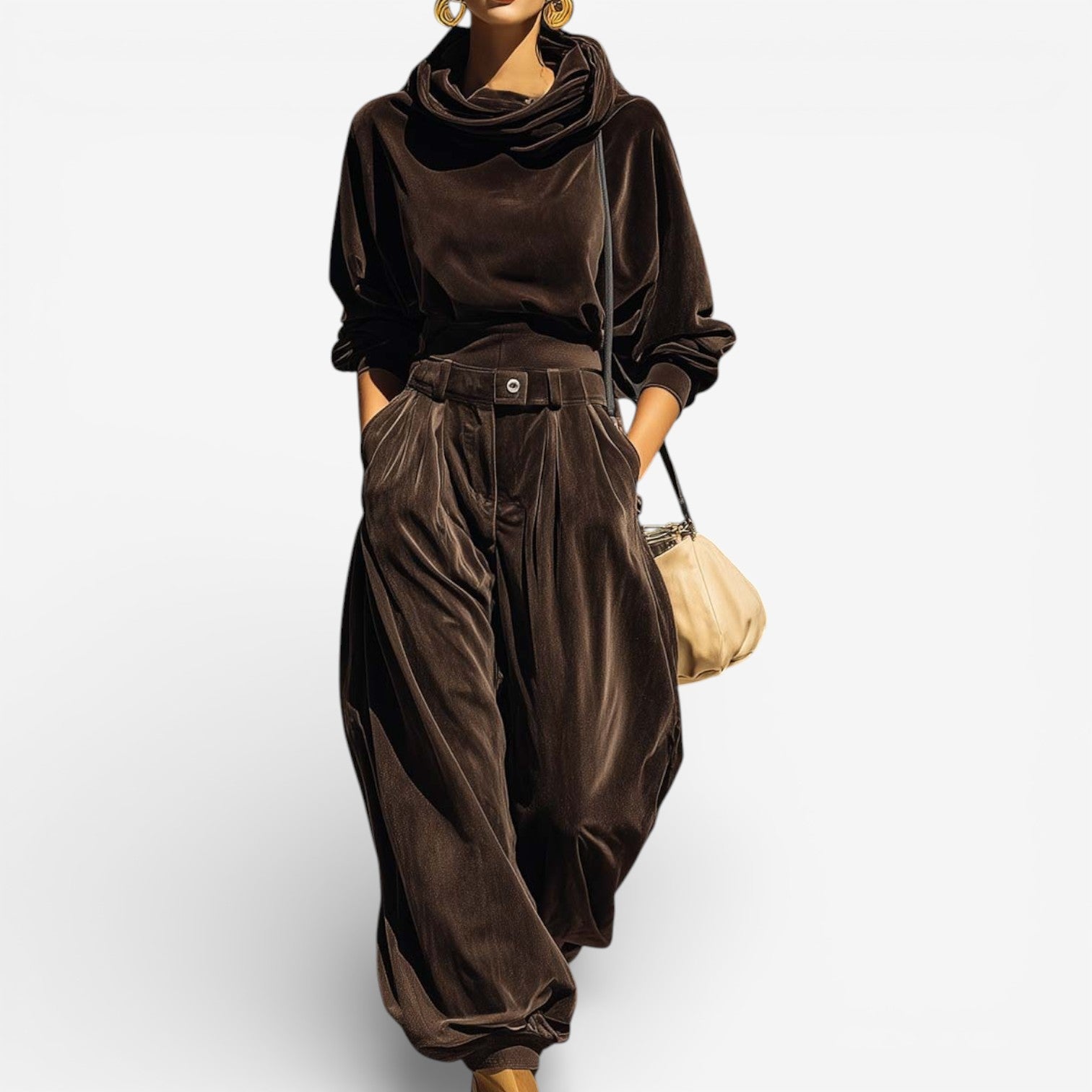 Gavinelli™ Fløyelsjumpsuit