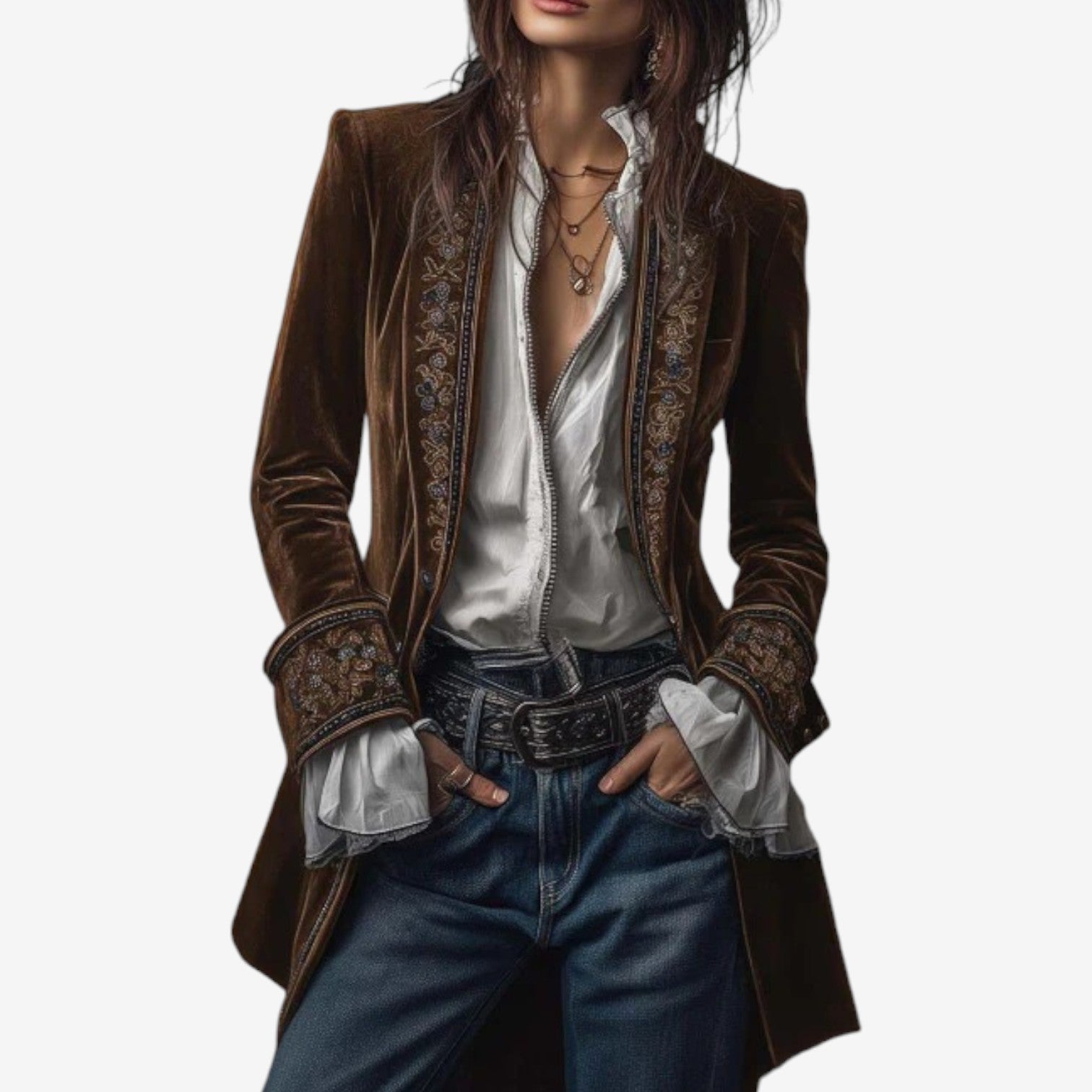 Ramousse™ Brodert blazer