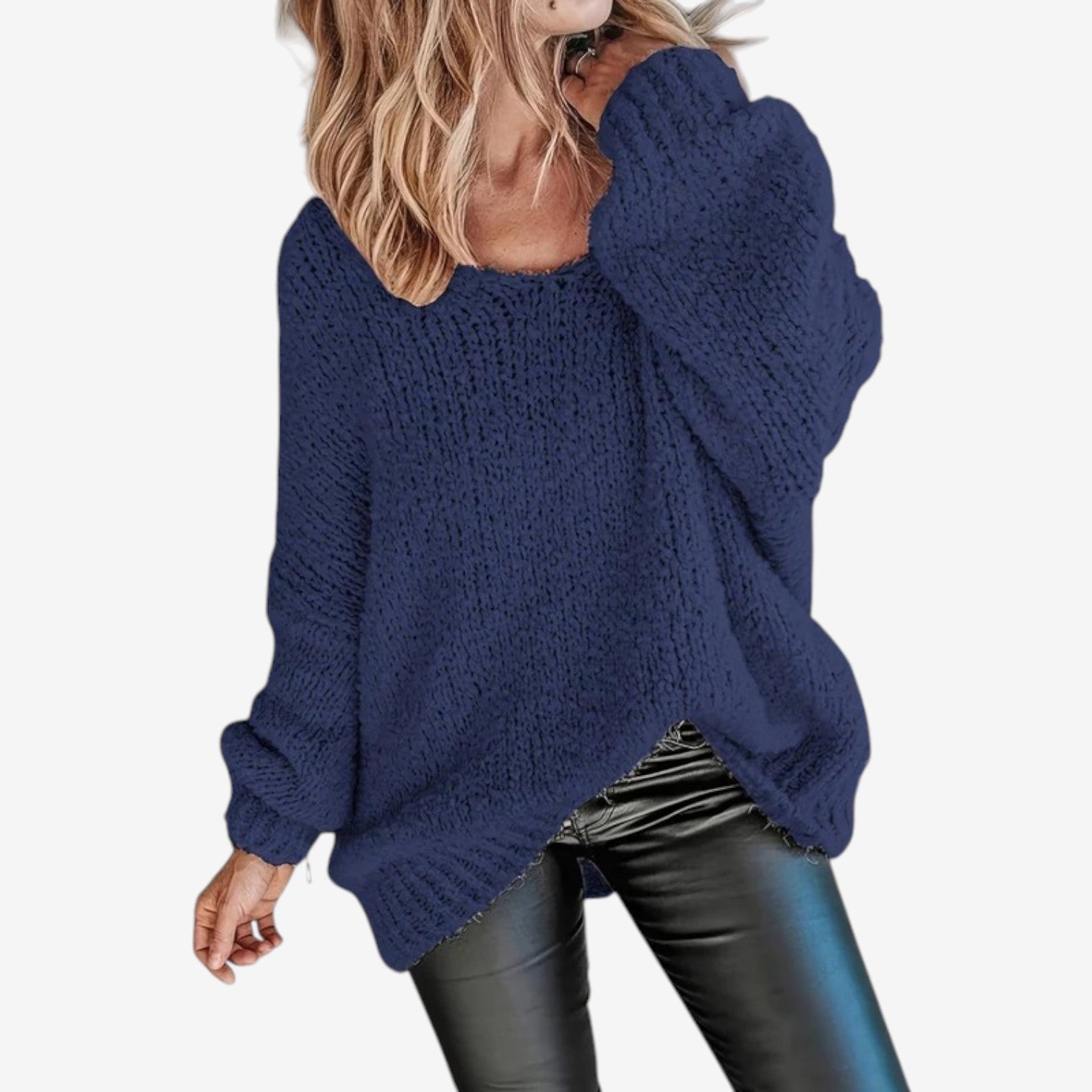 Hasna™ Loose chic strikk