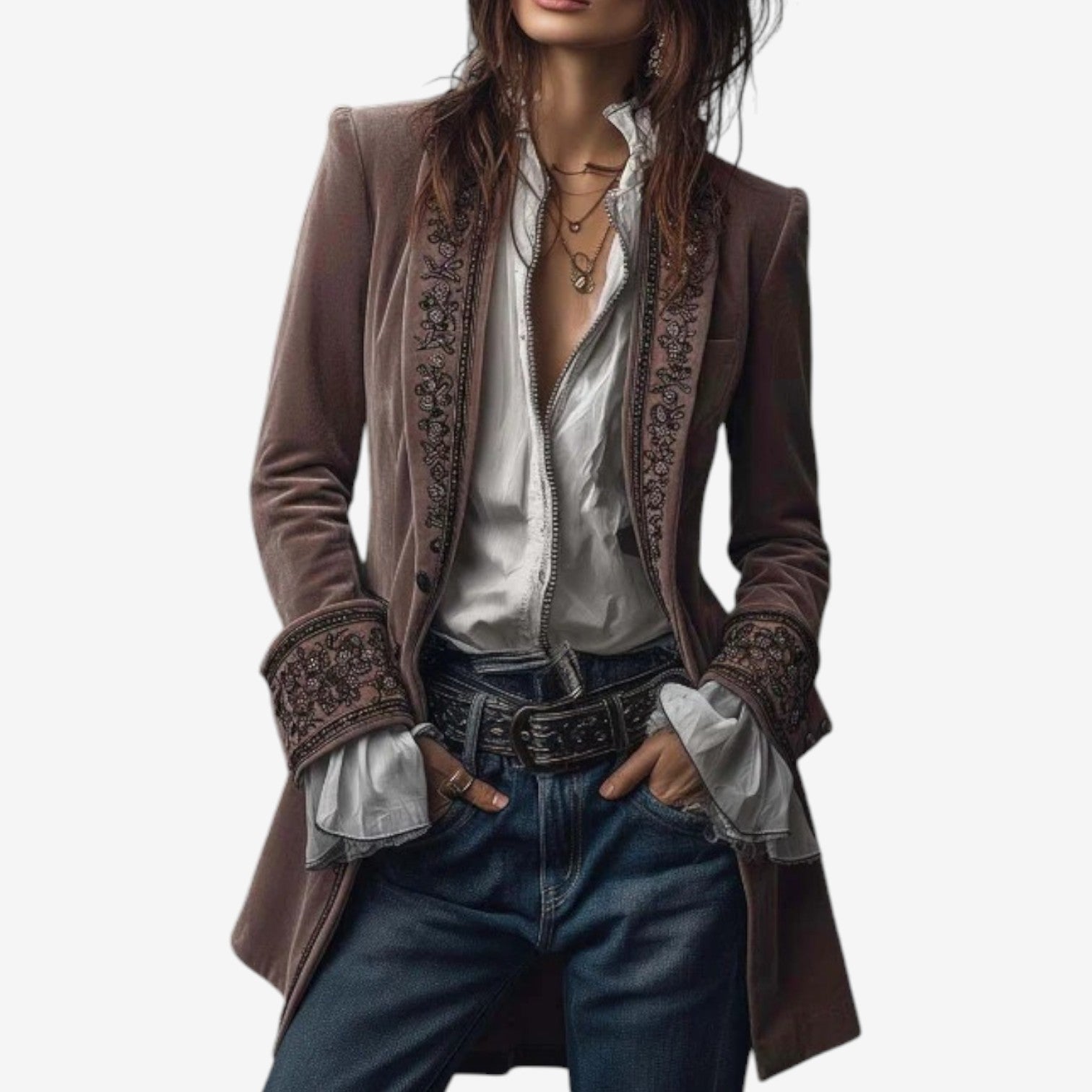 Ramousse™ Brodert blazer