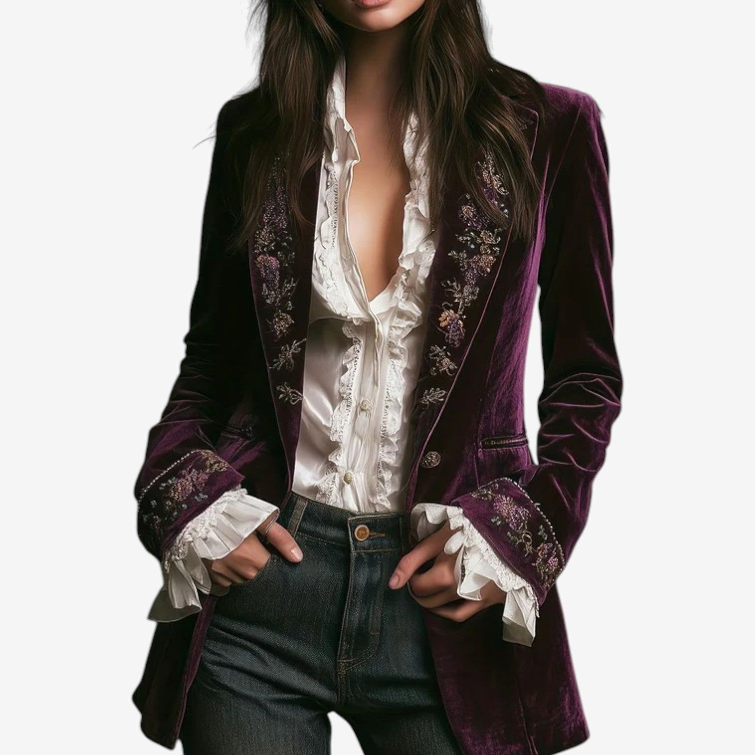 Ramousse™ Brodert blazer