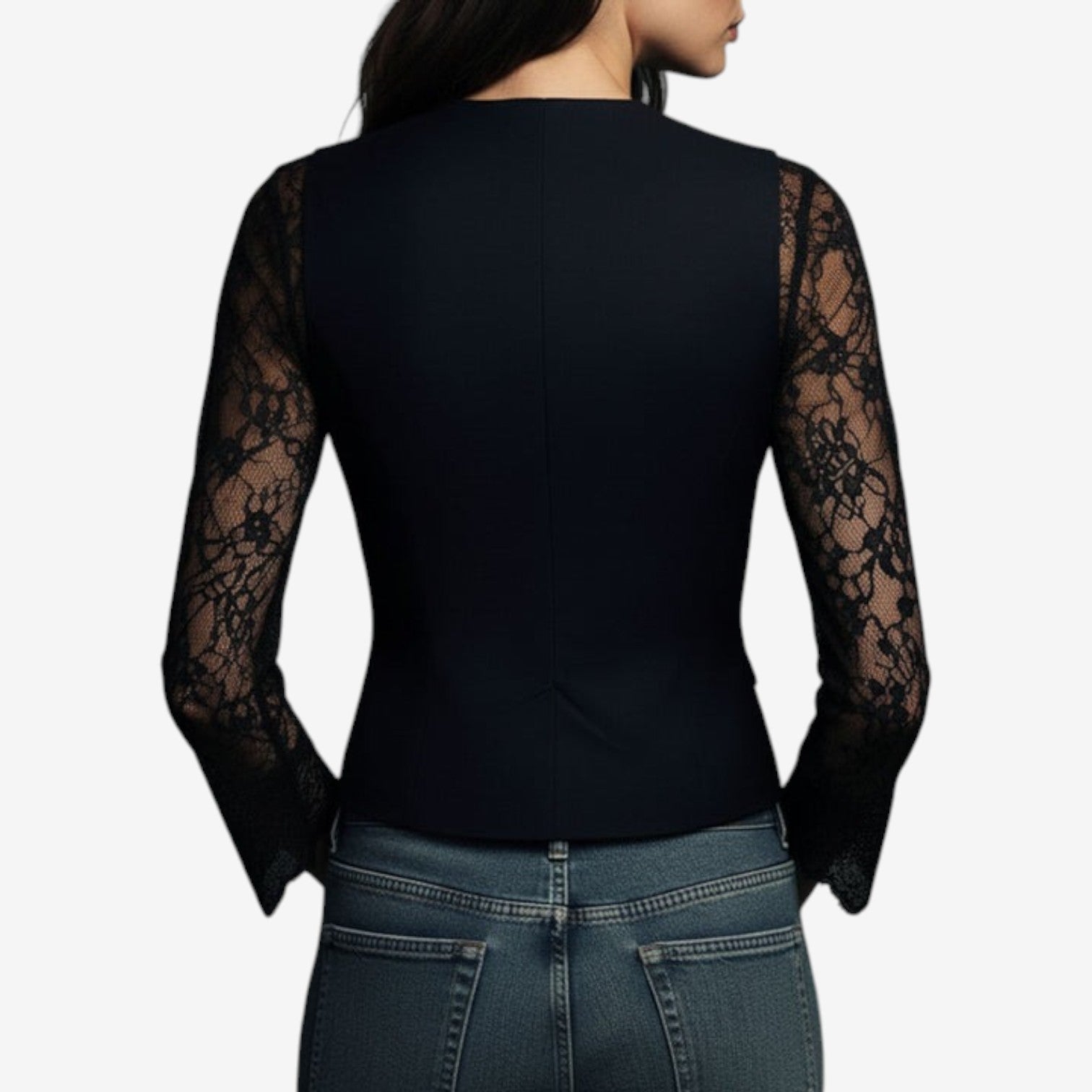 Arianna™ Luksuriøs bluse med vakker utringning
